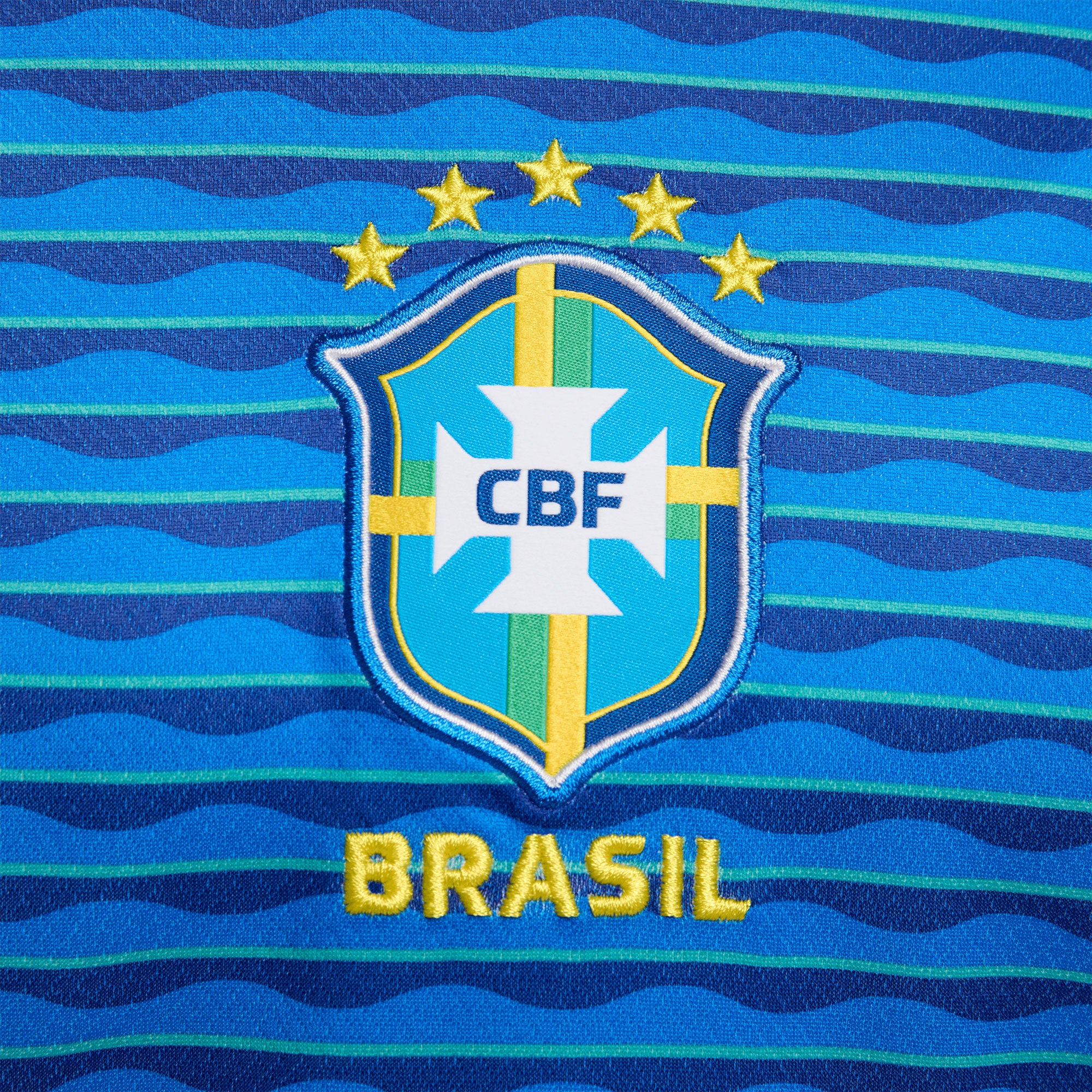Nike Women's Brazil 2024/25 Away Jersey Blue/Green、mySite、noshort