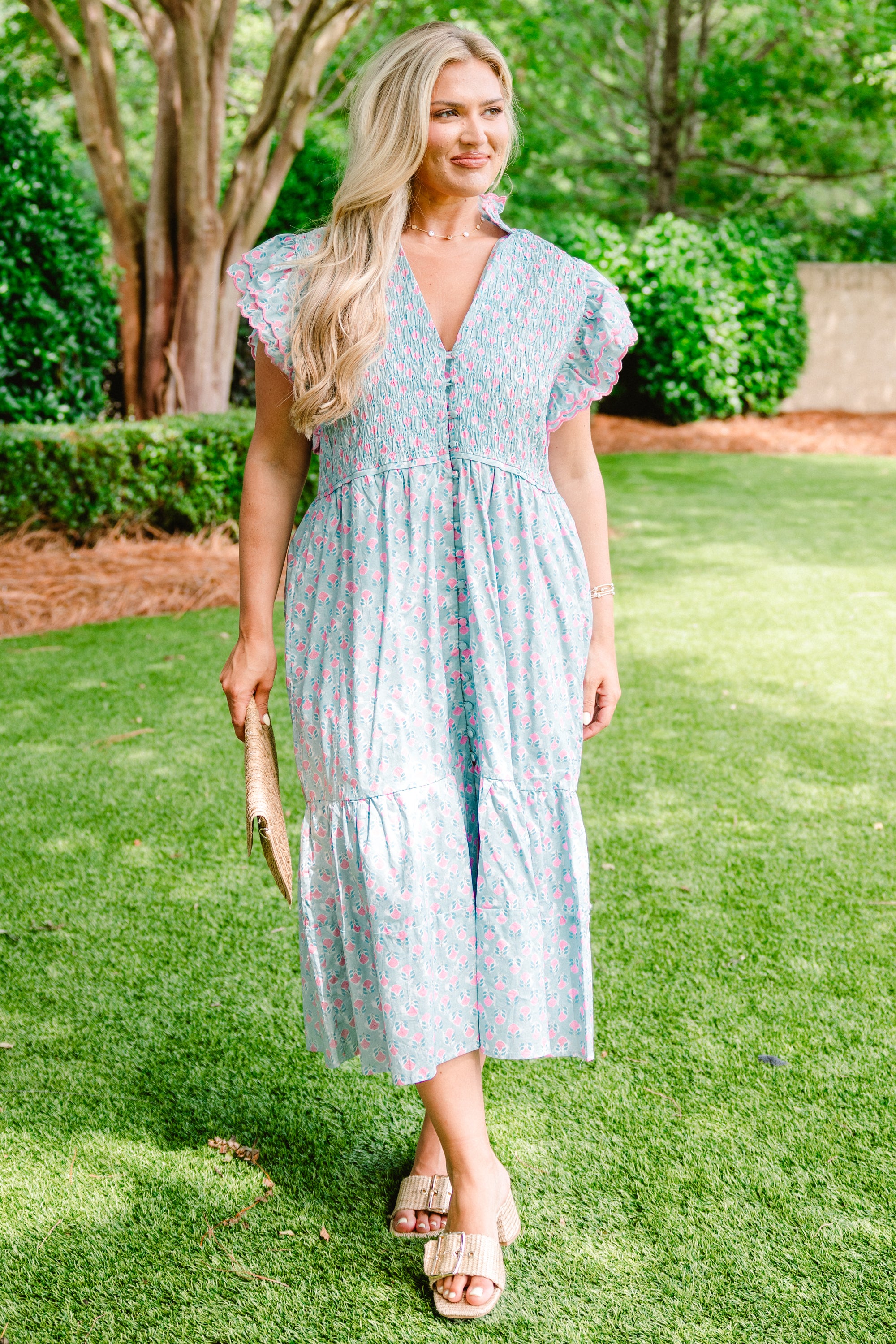  Learning To Grow Dress, Sky Blue、mySite、justintrudeaud