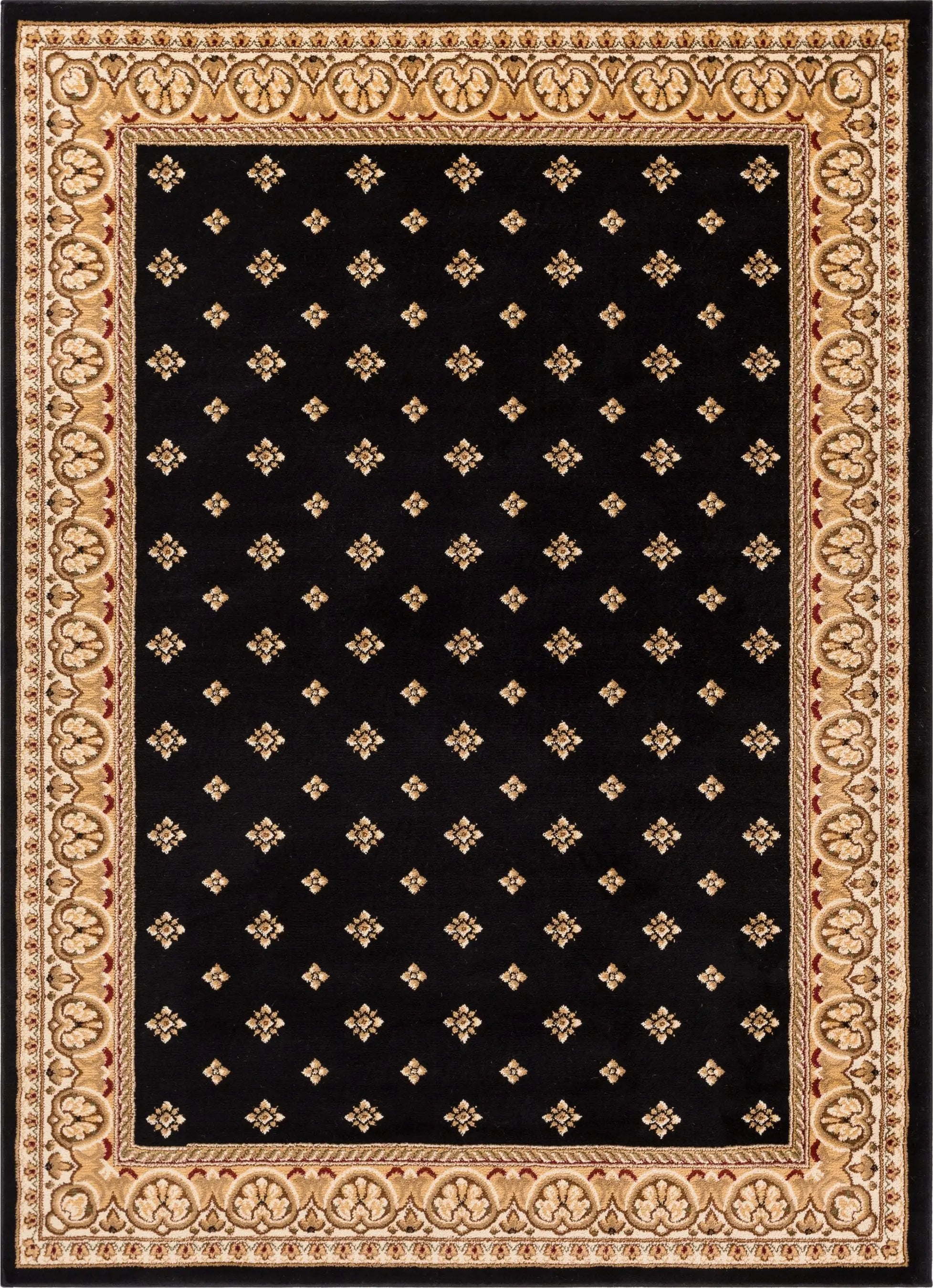 Hudson Terrace Black Traditional Rug、mySite、gigharbornorthrealestate