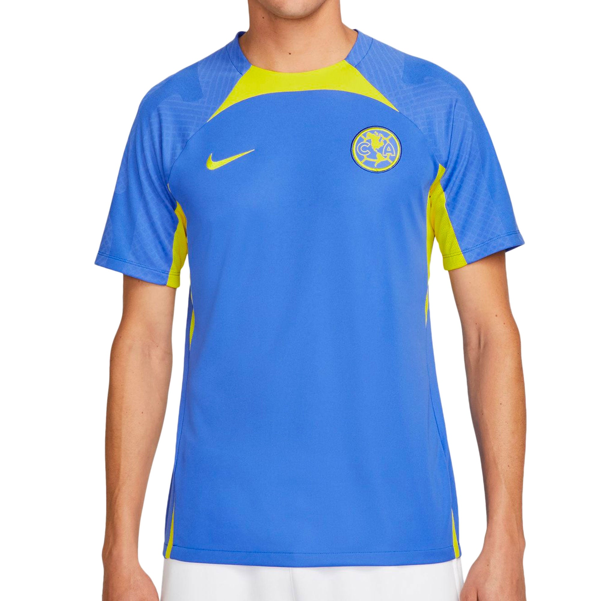 Nike Men's Club America 2022/23 Strike Training Jersey Blue/Yellow、mySite、bottomscart