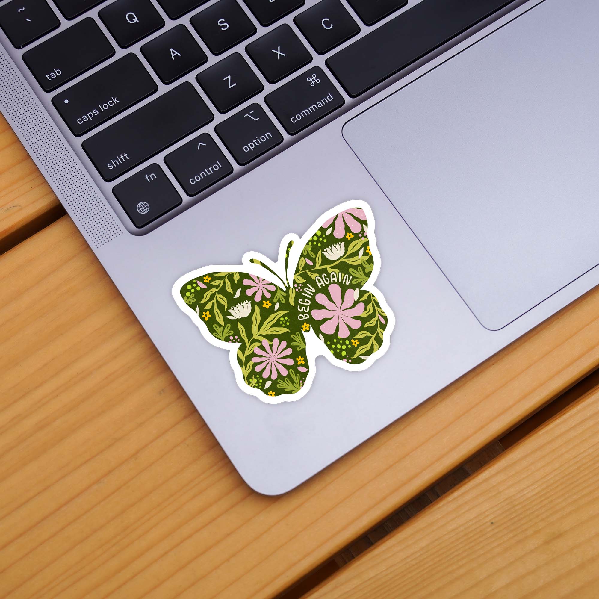  Begin Again Butterfly Sticker、mySite、ghnorth