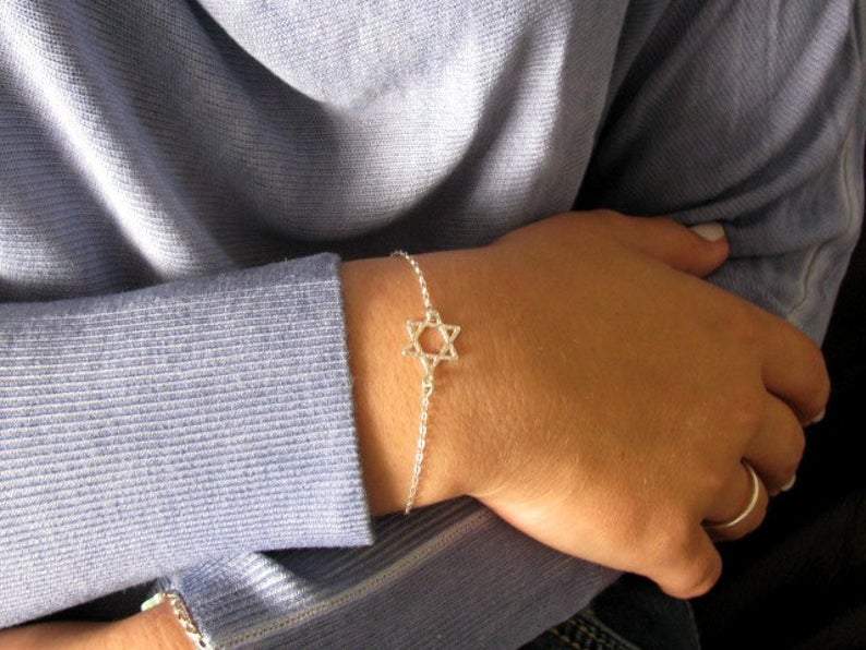 Dainty Star of David Bracelet - Gold or Silver、mySite、topwebapps