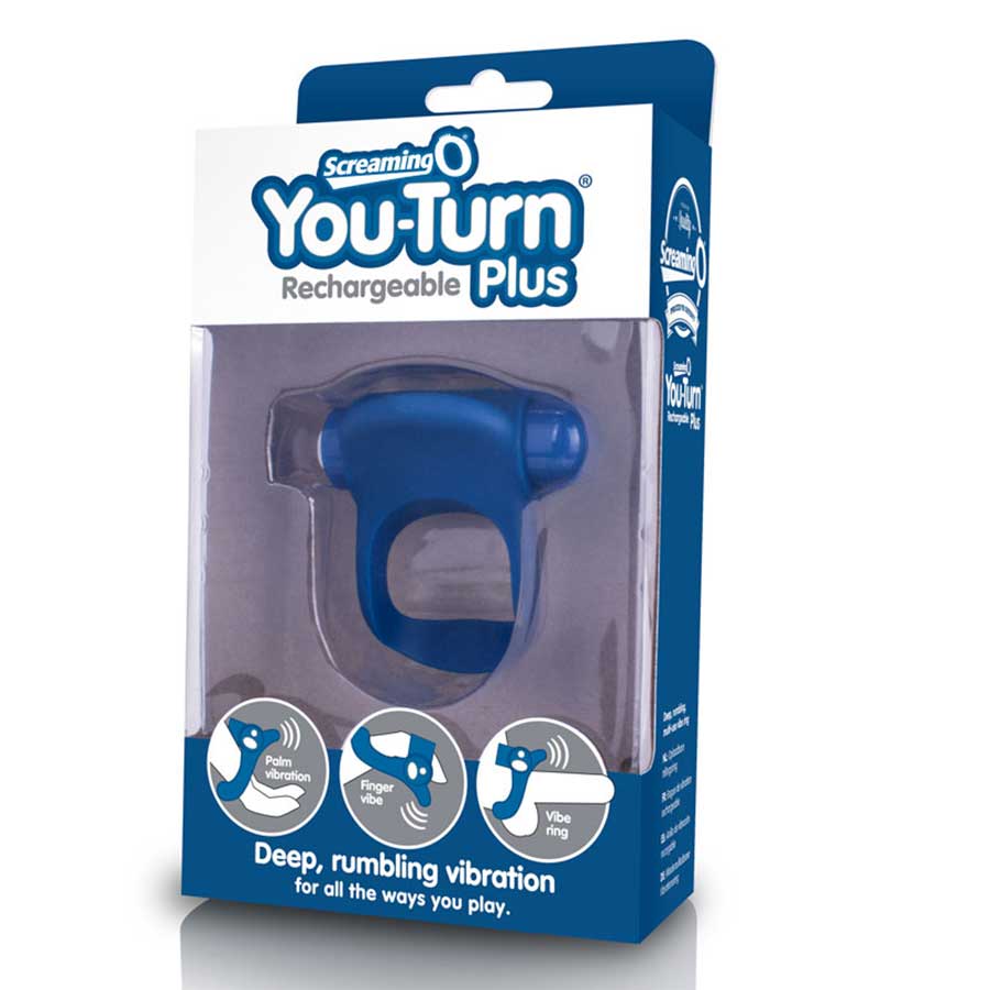 Screaming O Charged You Turn Plus Silicone Vibrating Cock Ring、mySite、bottomscart