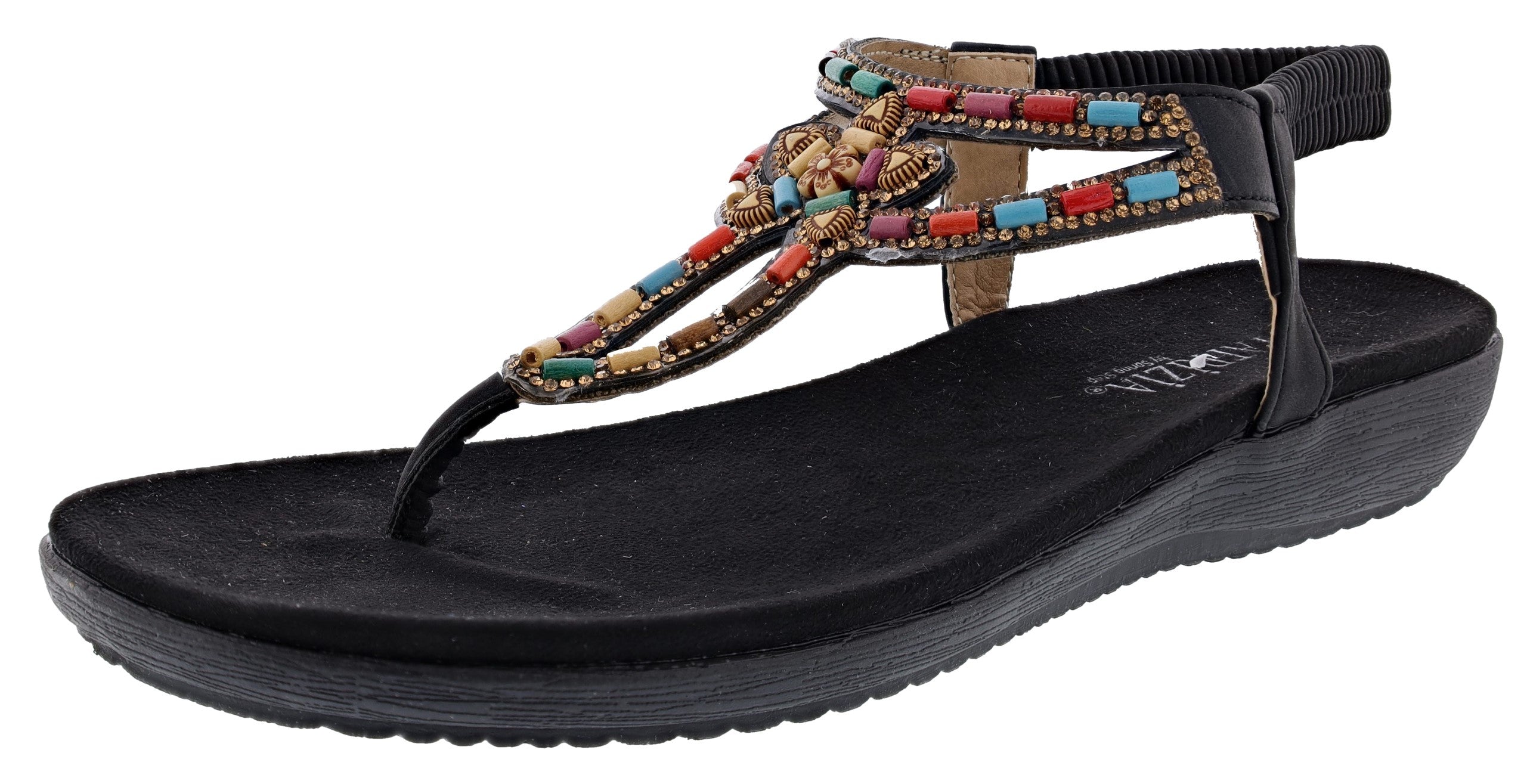 Patrizia Crema Wedge Thong Sandals By Spring Step、mySite、dreamappss