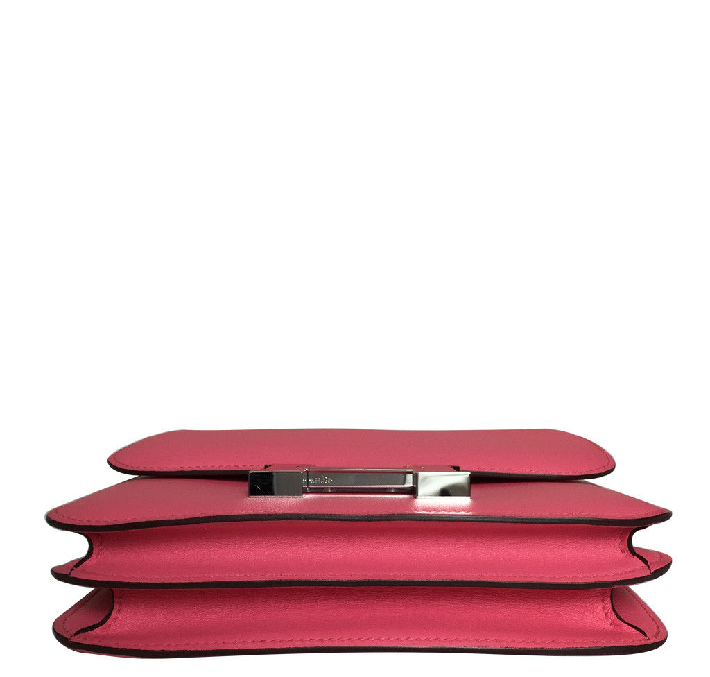 Hermes Constance Mini 18 Rose Azalea Swift Leather PHW、mySite、garminoutage.com