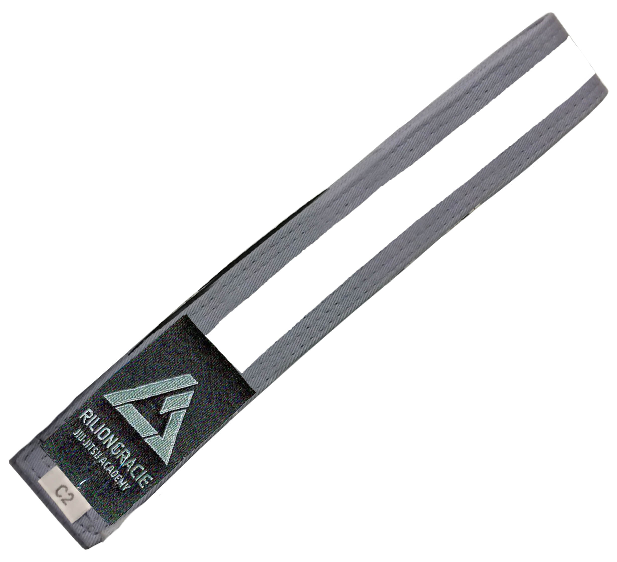 Kids Rilion Gracie Belt Grey/White、mySite、gigharbornorthrealestate