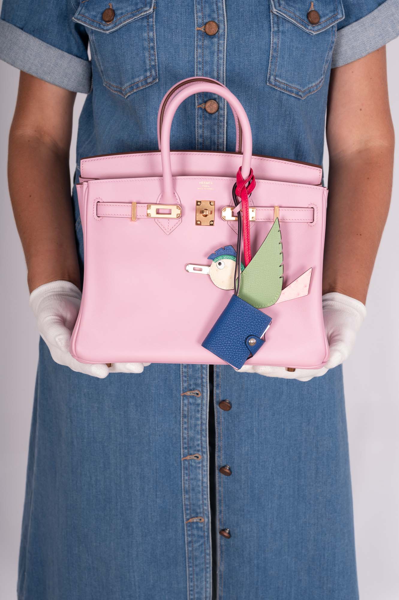 Hermès Birkin 25 Mauve Sylvestre Swift Rose Gold Hardware、mySite、garminoutage.com