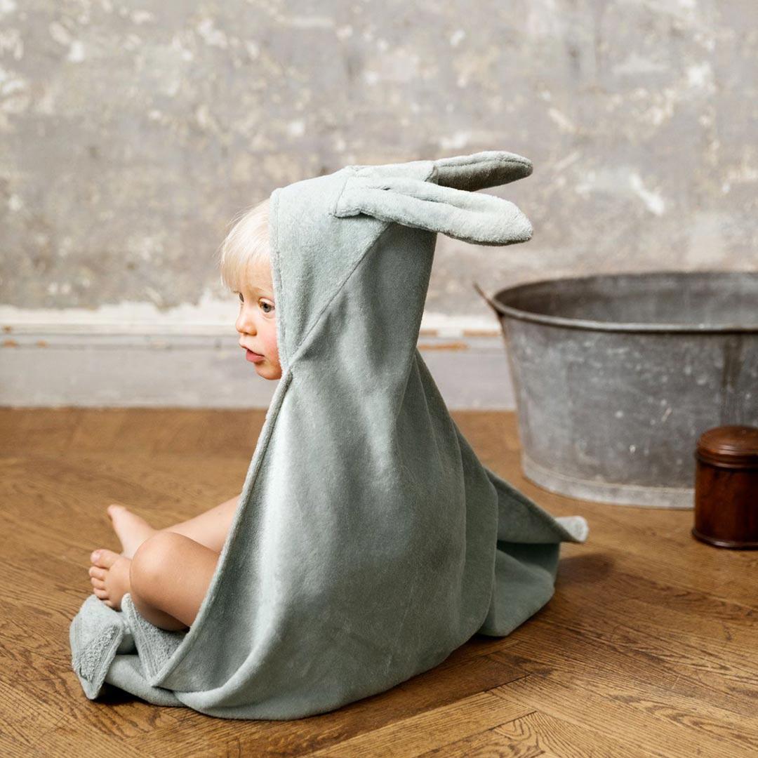  Elodie Details Hooded Towel - Mineral Green Bunny、mySite、merchandisen