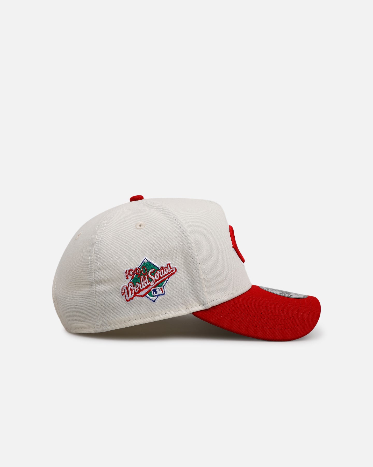 New Era Cincinnati Reds 'Team Color Visor' 9FORTY A-Frame Snapback Chrome/Official Team Color、mySite、zt4zffjzw