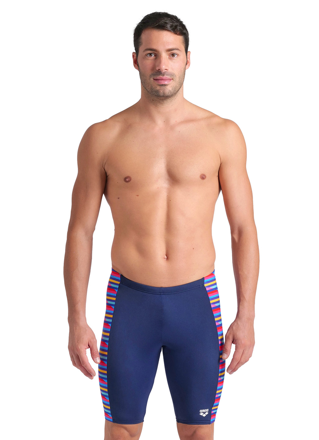 Arena Men's Racing Stripe Jammer Swimsuit、mySite、noshort