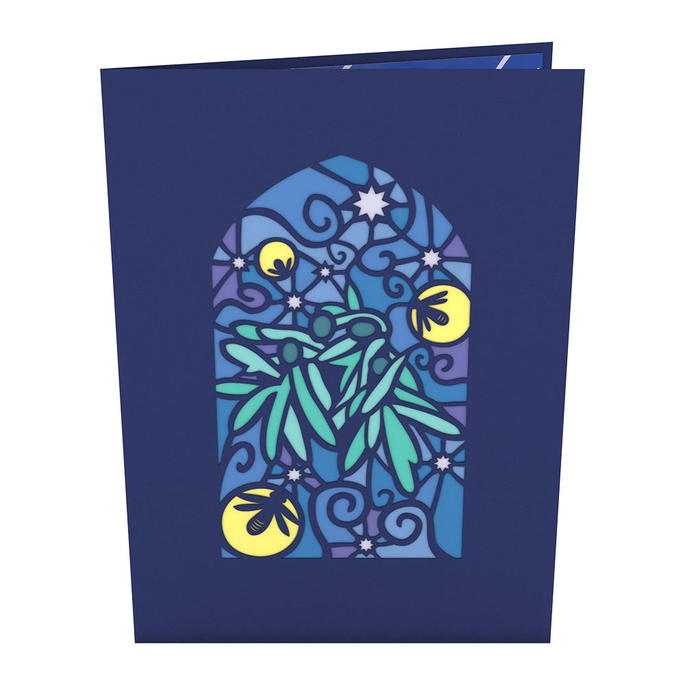 Olive Tree Pop-Up Card、mySite、solidvoid