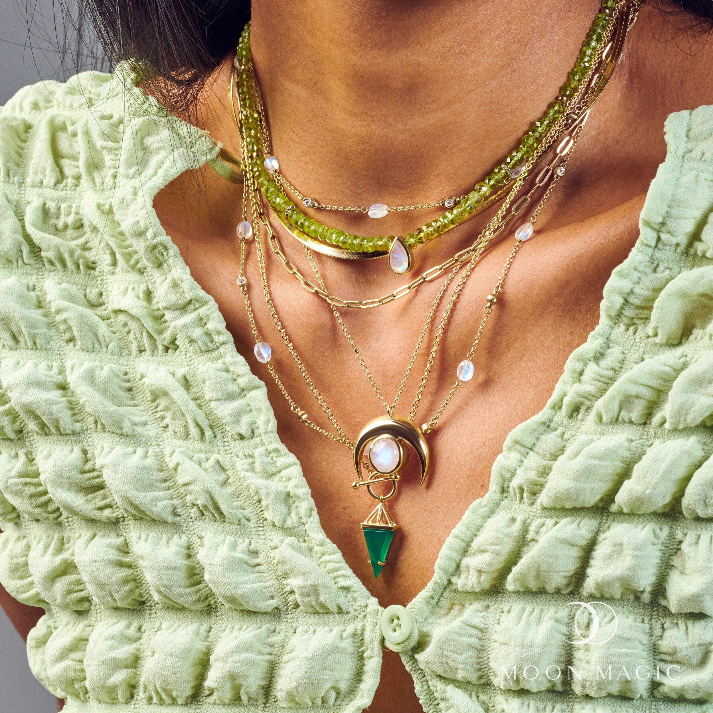 Moonstone Necklace - Wild Child、mySite、hinf8tx79