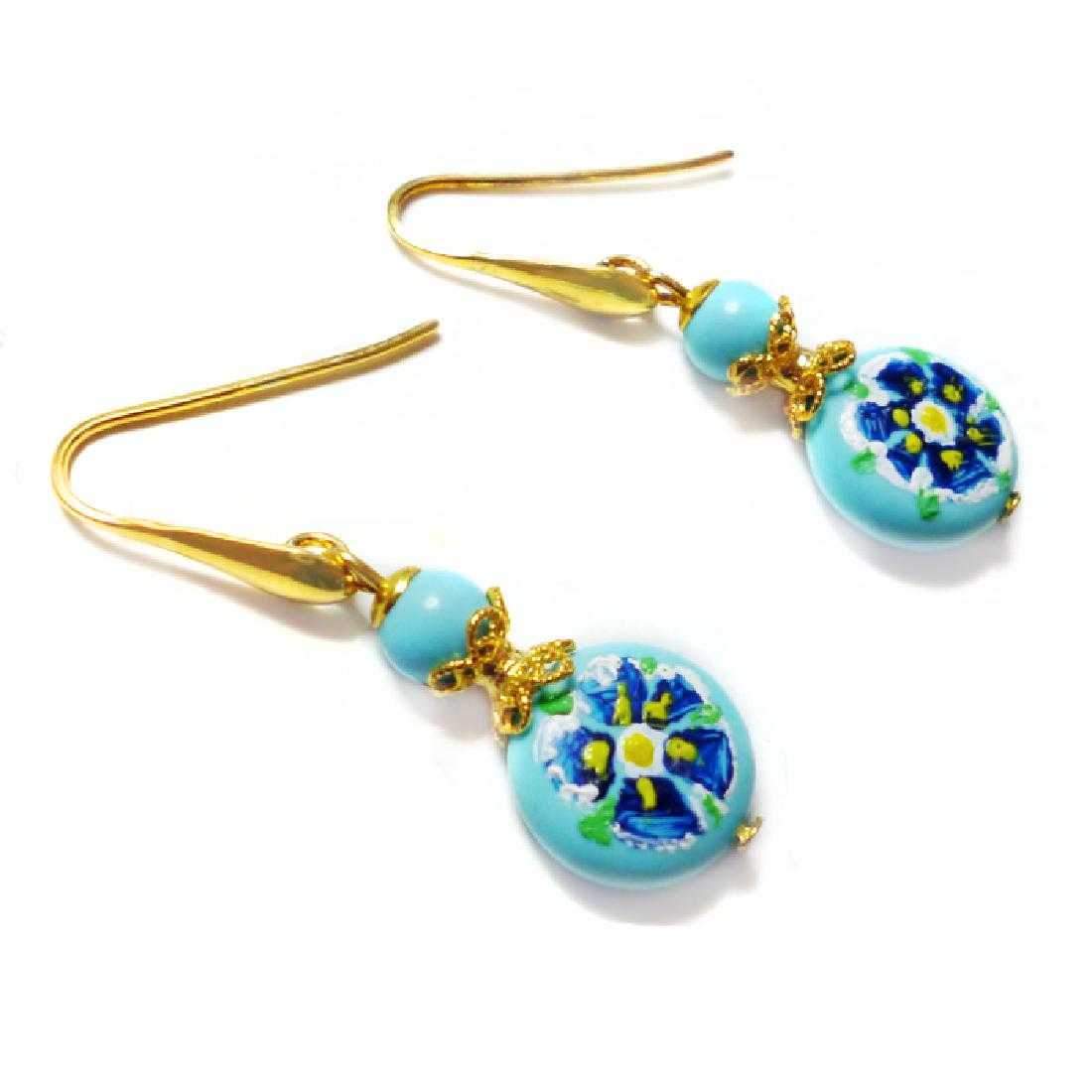 REGENZ Gemstone Earrings-Jade, Turquoise, Coral, Citrine, Pearls, Lapis HANDMADE with Love!、mySite、g9winljtr