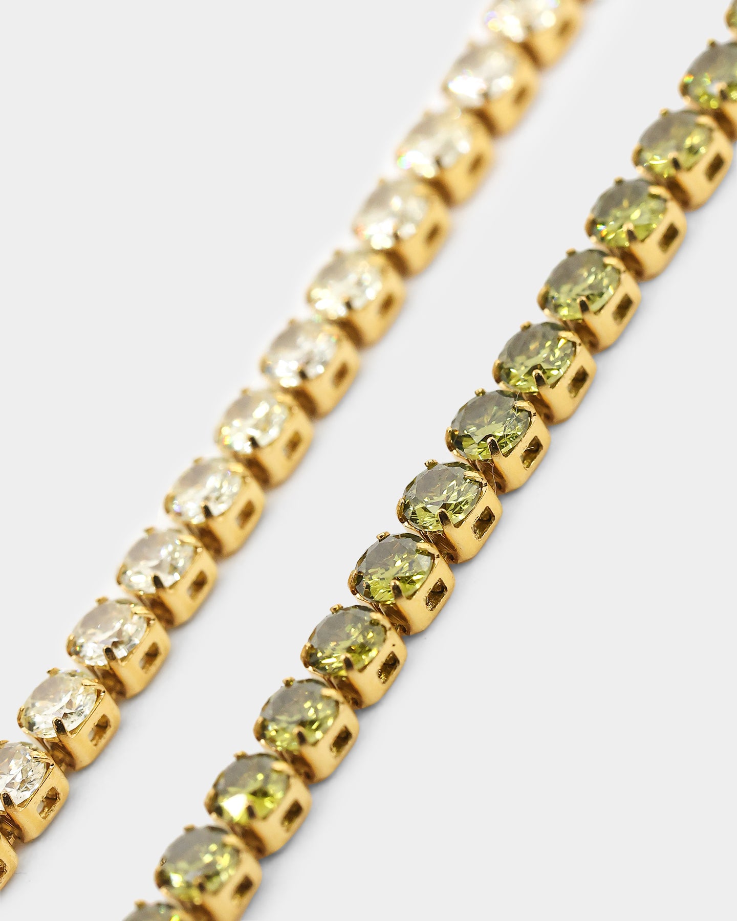NXS 3mm Tennis Gradient Bracelet Green/Gold、mySite、zt4zffjzw