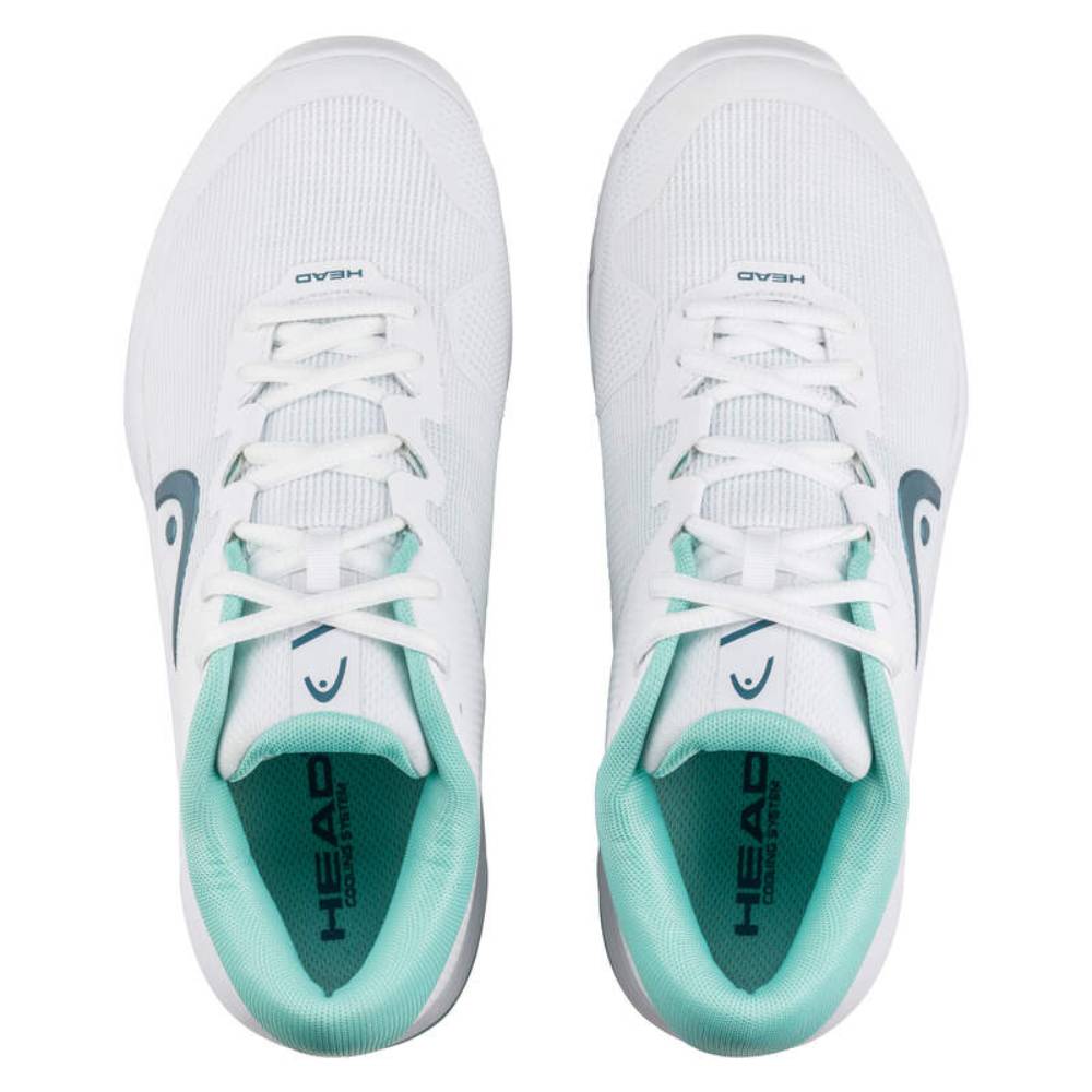 Head Revolt Evo 2.0 Women's Tennis Shoe (White/Turquoise)