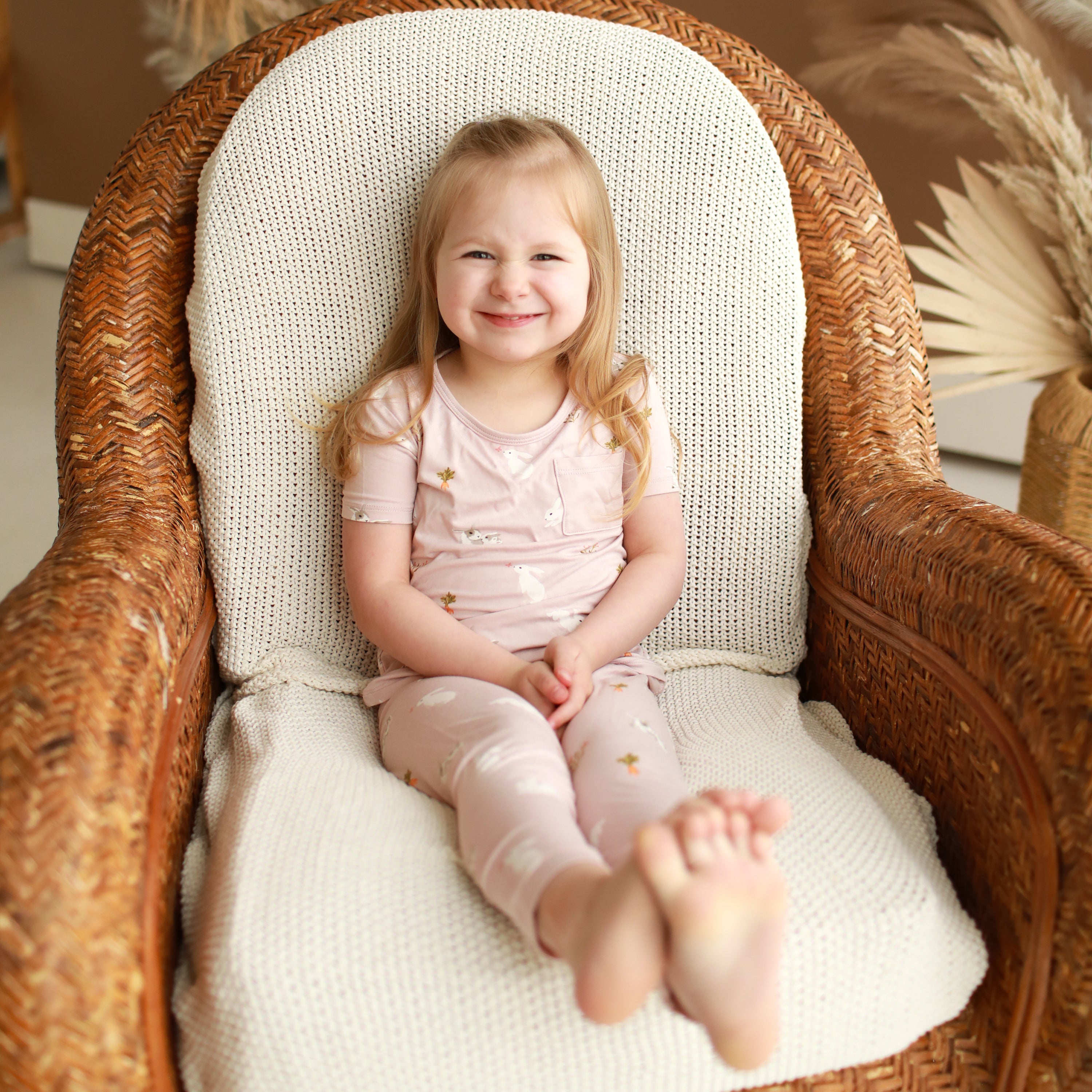  Short Sleeve with Pants Pajamas in Blush Rabbit、mySite、layawaytickets