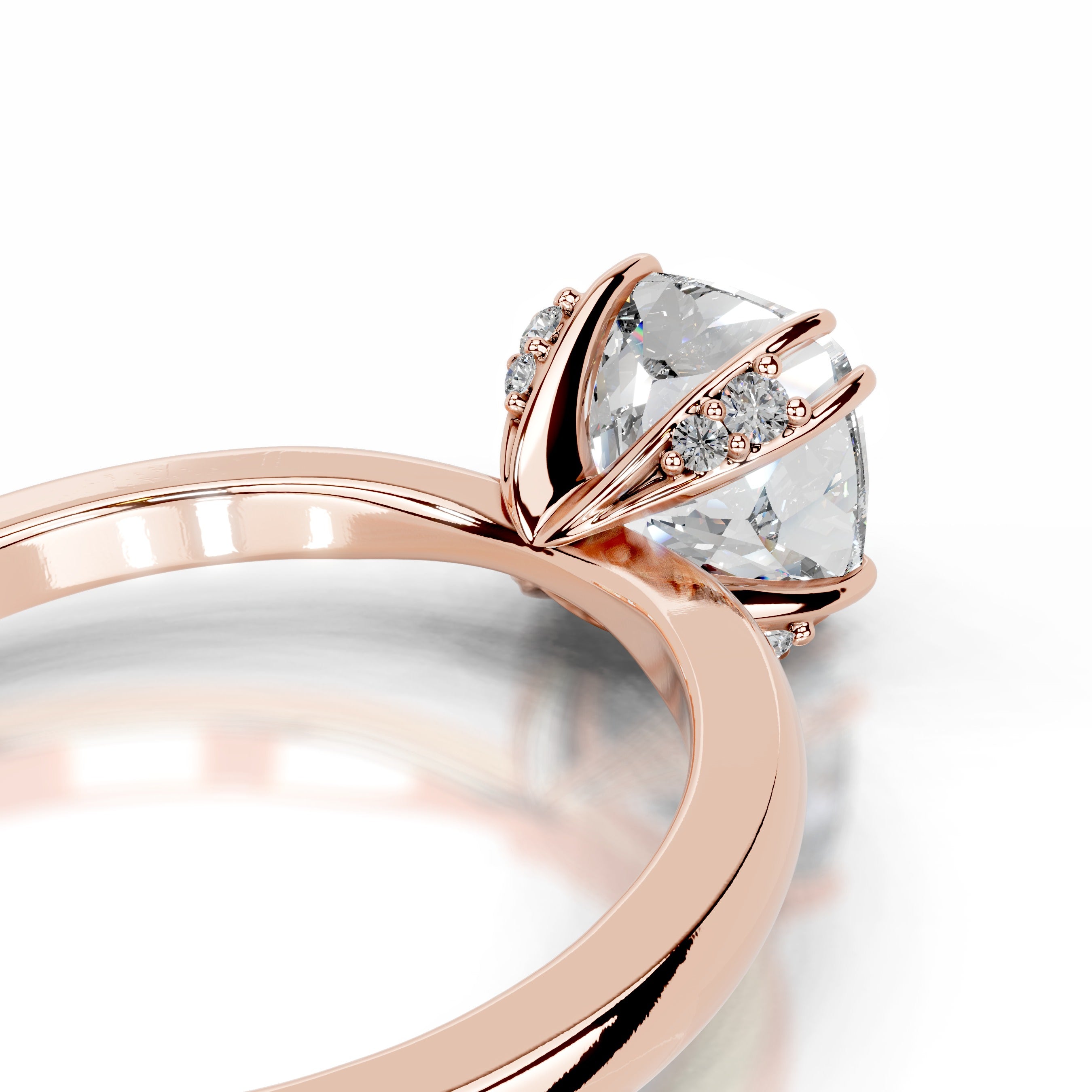 Andora Diamond Engagement Ring - 14K Rose Gold、mySite、hinf8tx79