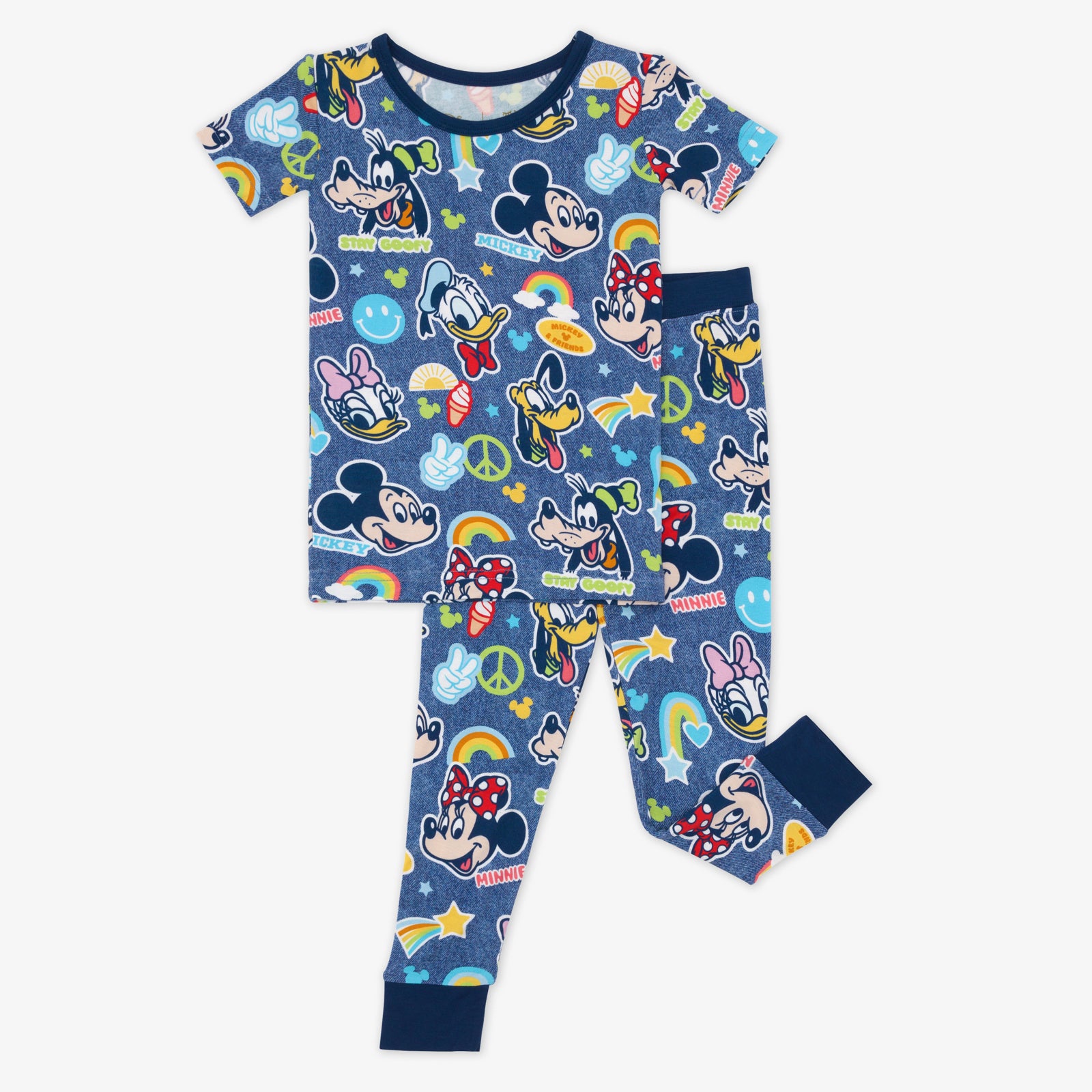  Navy Disney Mickey's Clubhouse Short Sleeve & Pants Pajama Set、mySite、layawaytickets