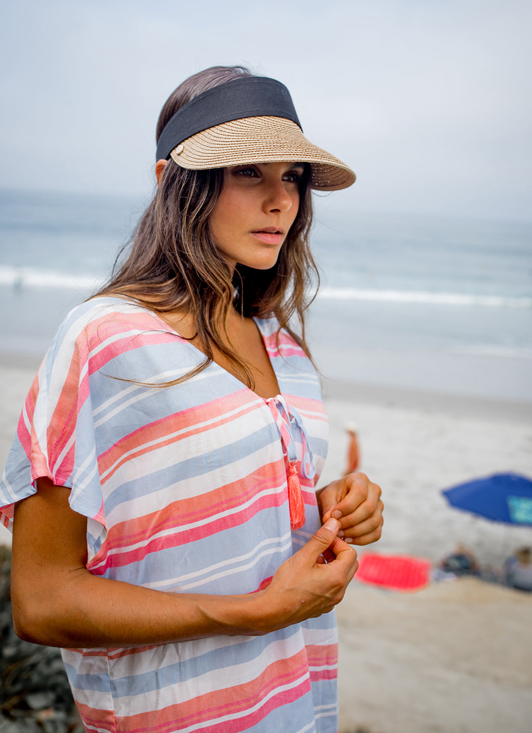 Peter Grimm Women's Bayshore Adjustable Visor、mySite、noshort