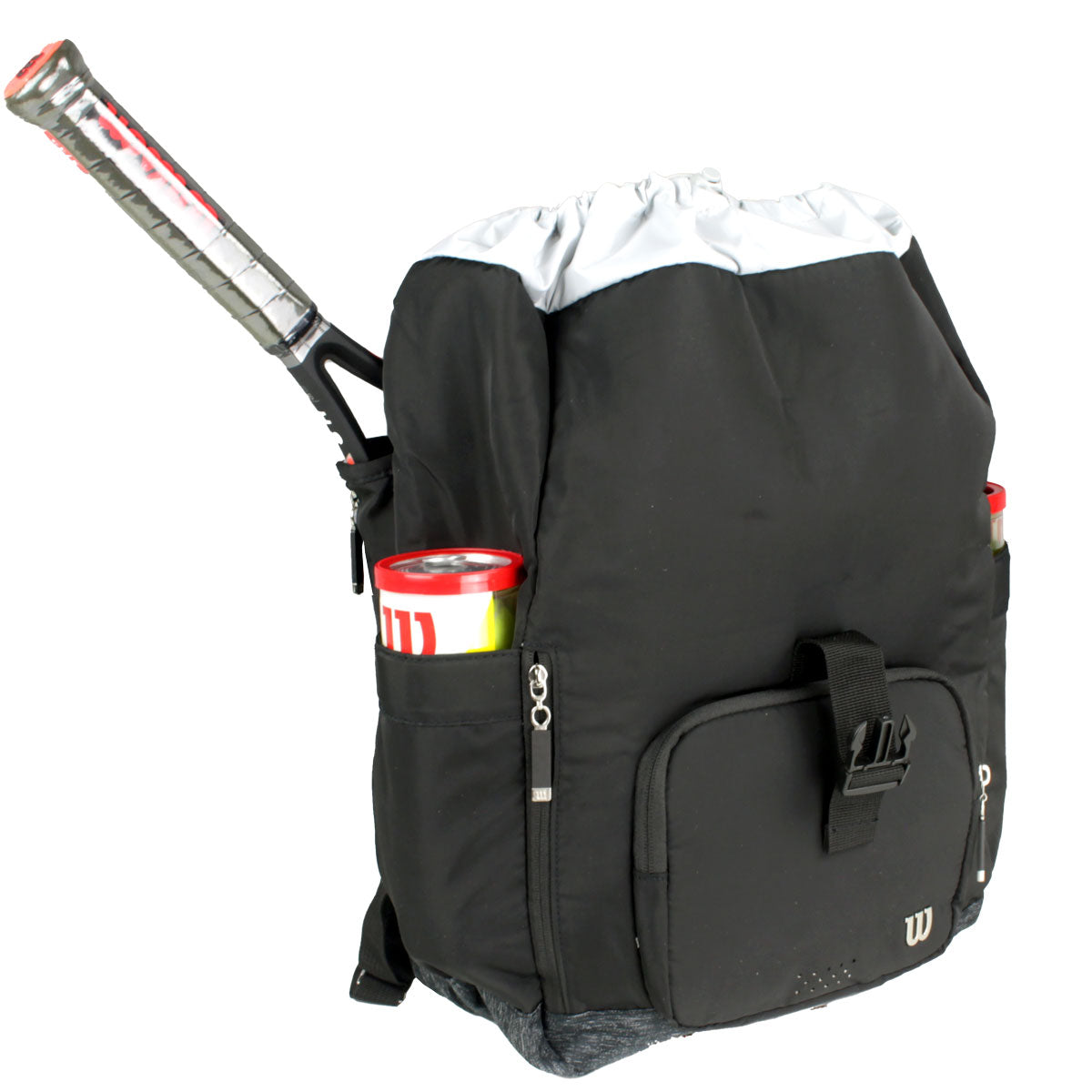 Wilson Women's Foldover Backpack Racquet Bag (Black)