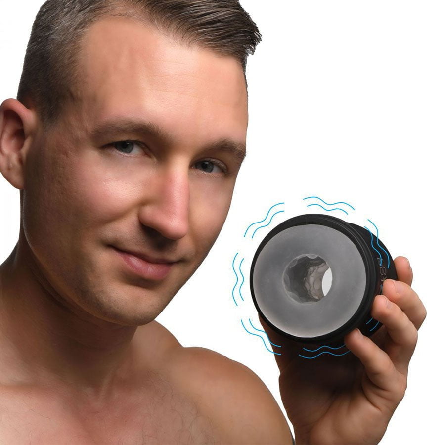 10X Cyber Stroke Discreet Open Ended Vibrating Masturbator、mySite、bottomscart