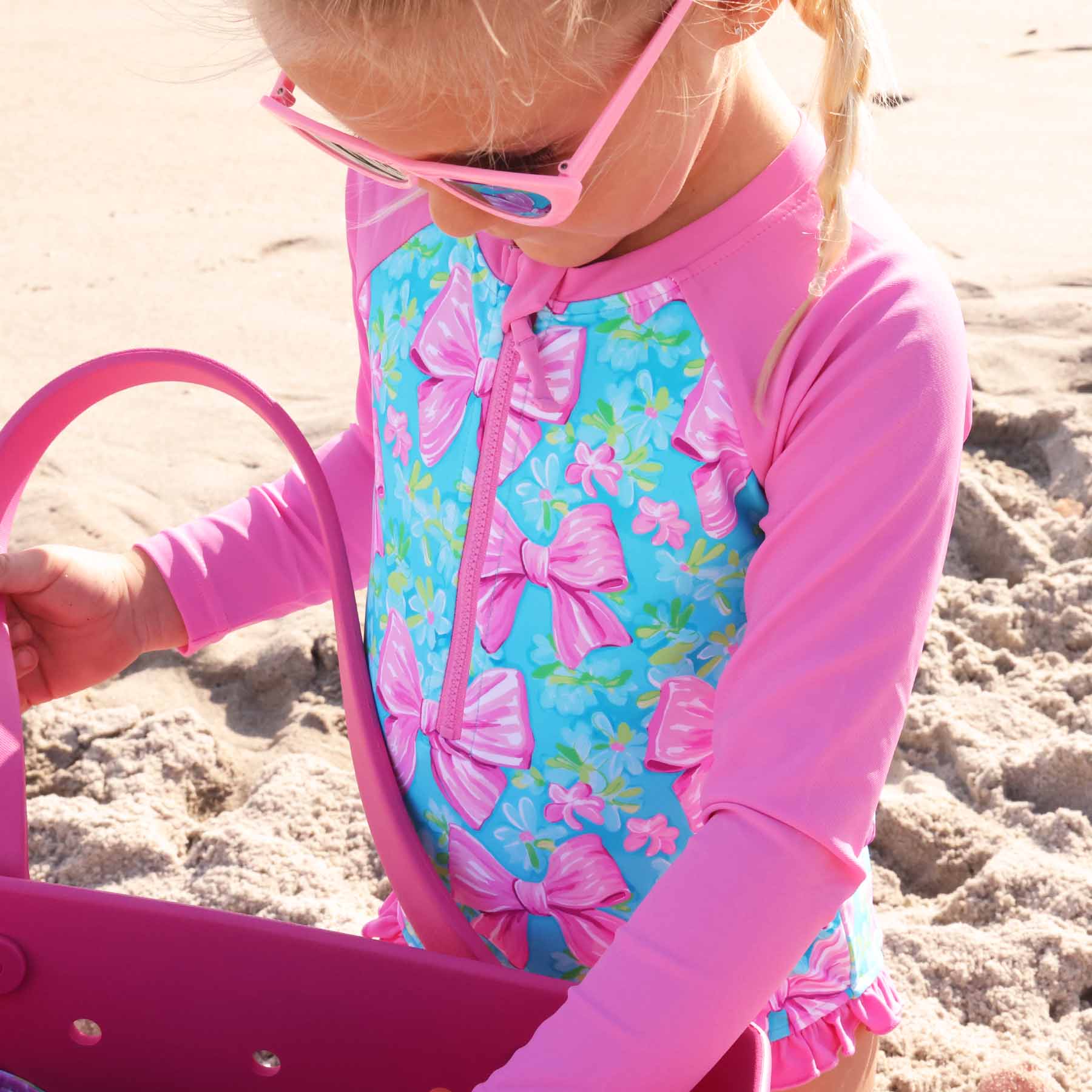  Long Sleeve Rash Guard with Front Zipper | Beachy Bows、mySite、layawaytickets