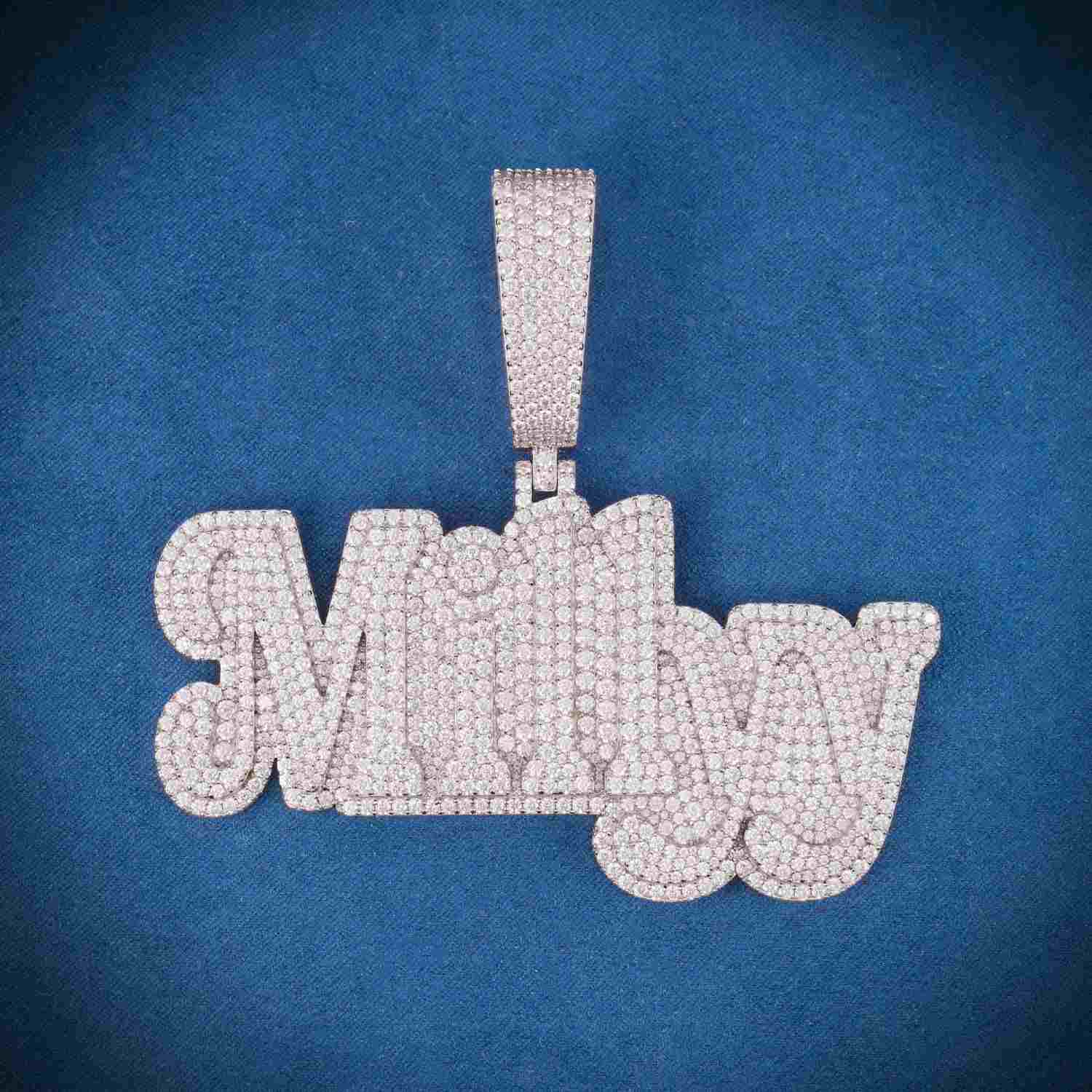 MILLYY Custom Moissanite Pendant 14k Gold、mySite、hinf8tx79