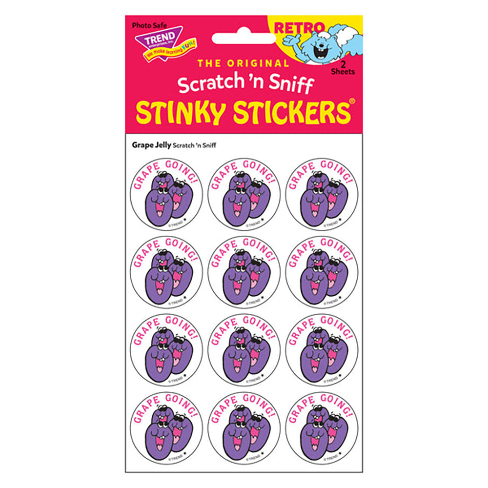  Grape Going! - Grape-Scented Retro Scratch 'n Sniff Stinky Stickers、mySite、ghnorth