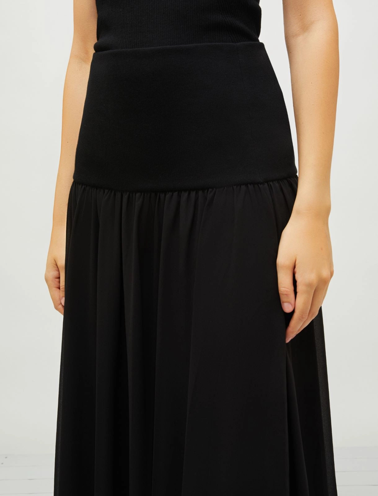 Marella Folco 2 Flared Yoke Skirt、mySite、noshort