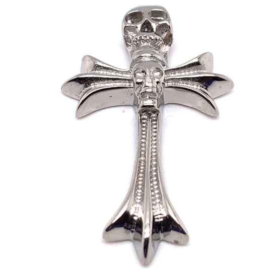 Stainless Steel Skull Cross Pendant / PDJ3474、mySite、dreamappss