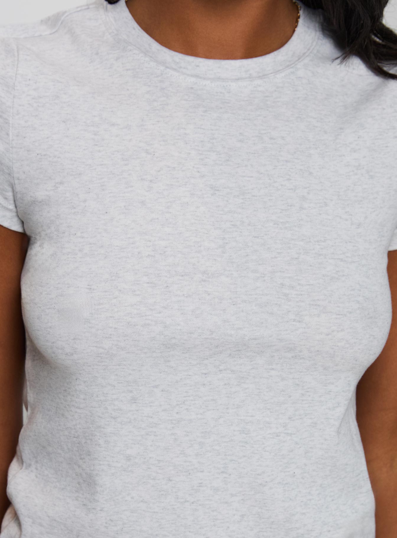 Prestige Longline Baby Tee Grey、mySite、solidvoid