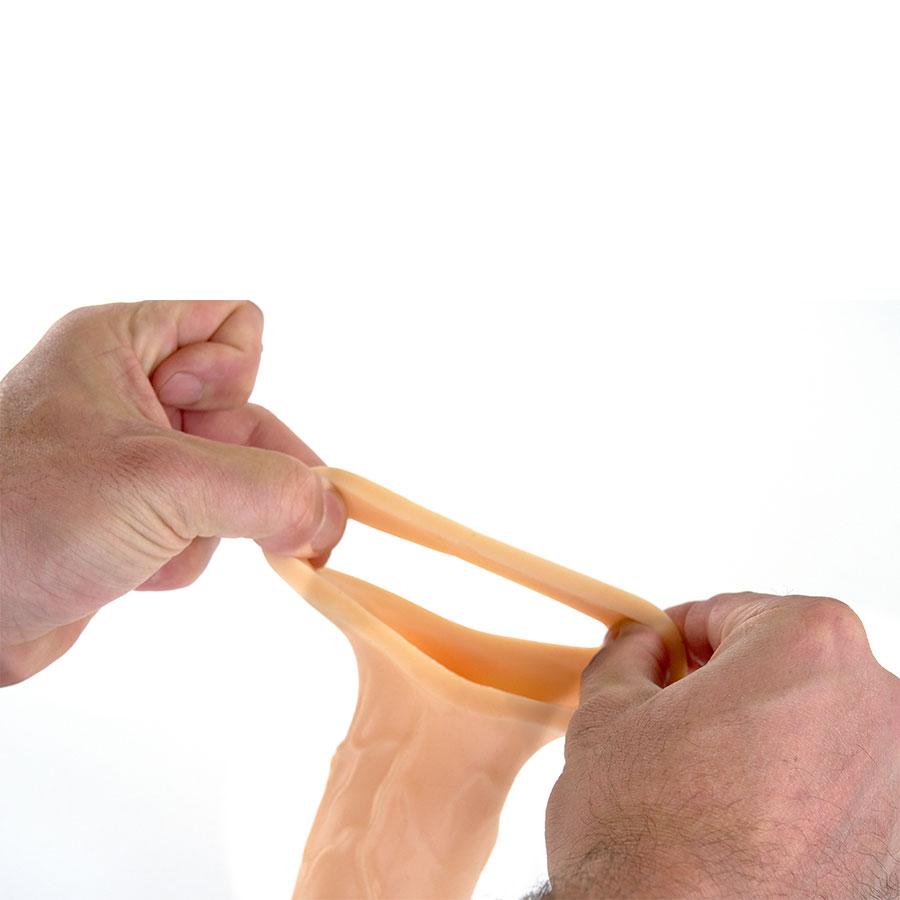 9 Inch Realistic Performance Penis Sleeve Natural Silicone Girth Enhancer、mySite、bottomscart