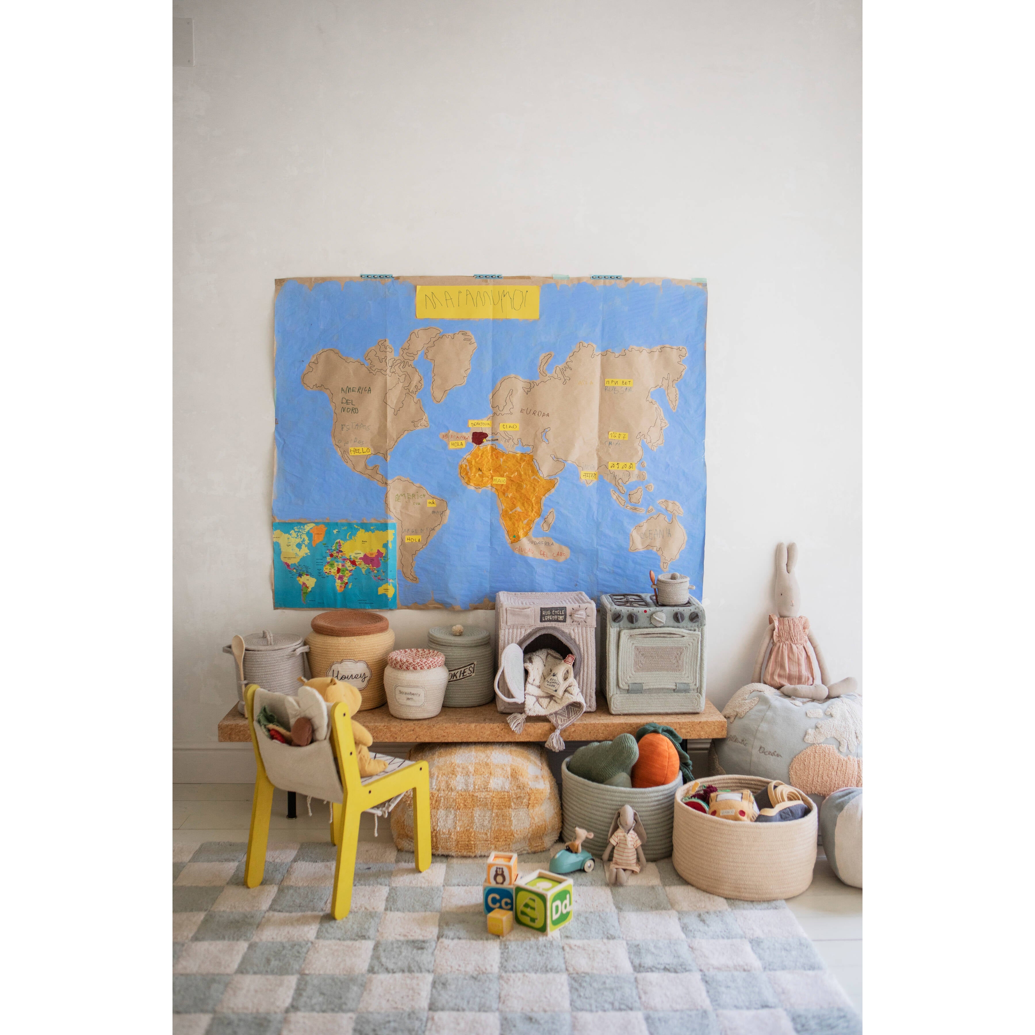 Little Chefs Vichy Honey Pouf、mySite、gigharbornorthrealestate