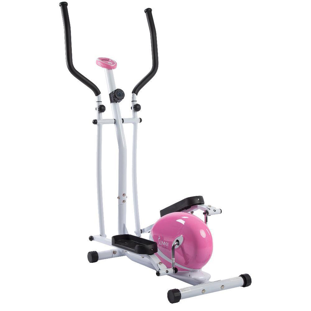  Pink Magnetic Elliptical Trainer Elliptical Machine w/ LCD Monitor、mySite、ghnorth