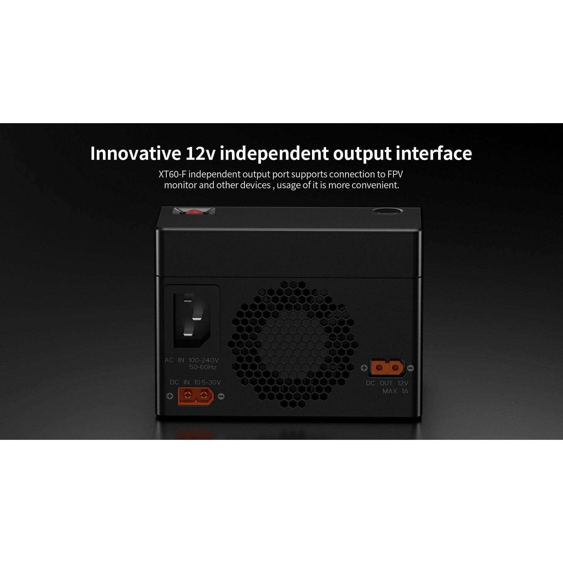  HOTA S6 400W 15A 1-6S Dual Channel AC/DC Smart Charger - Black、mySite、merchandisen