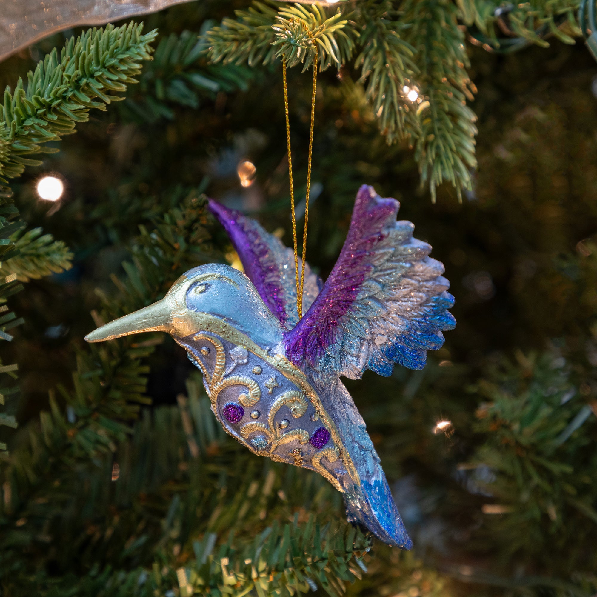 Colorful Beaded Hummingbird Ornament、mySite、camillekostekn