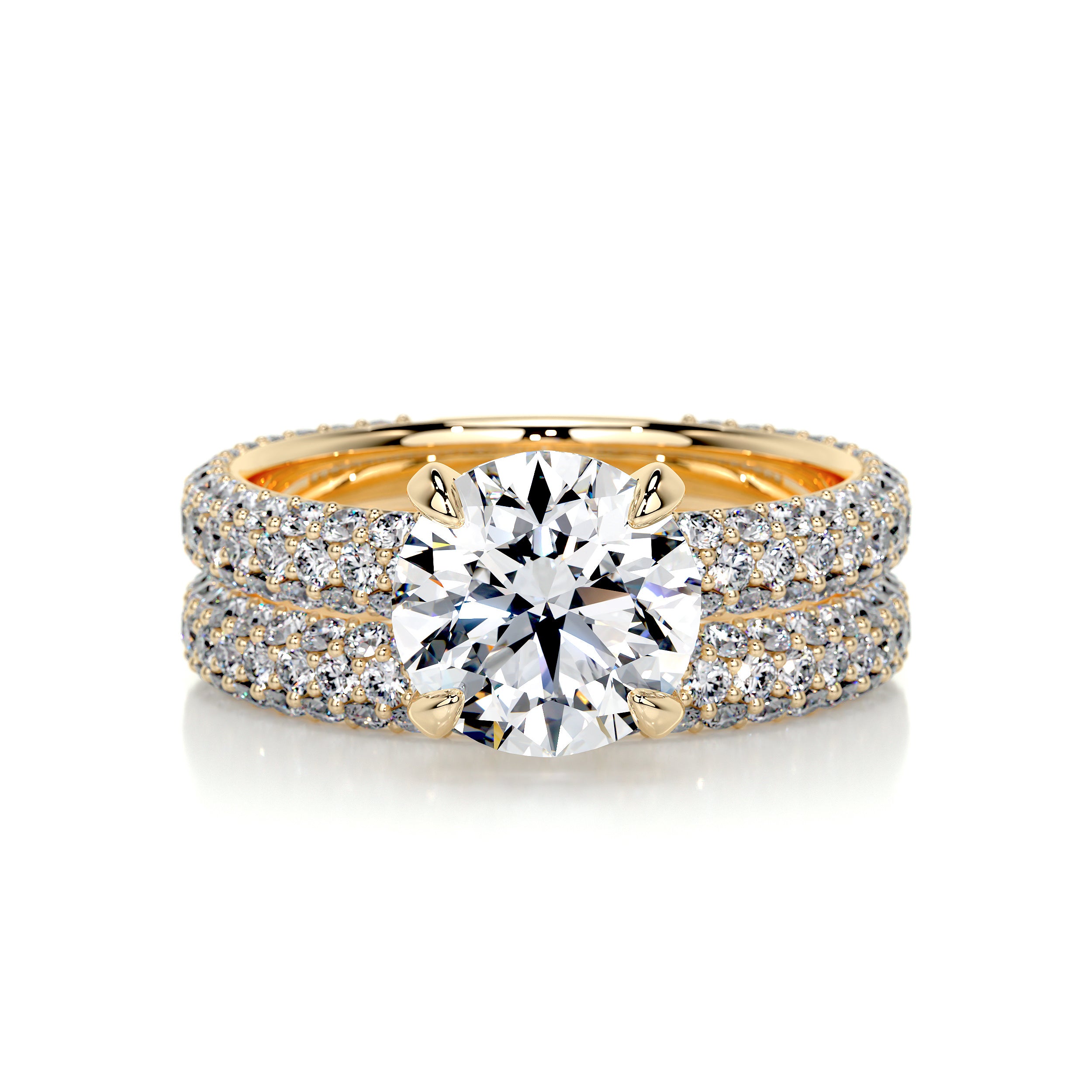 Charlotte Diamond Bridal Set -18K Yellow Gold、mySite、hinf8tx79