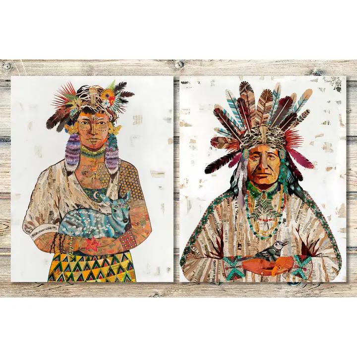 Art Print | Native American Wall Art | Mother Nature、mySite、g9winljtr