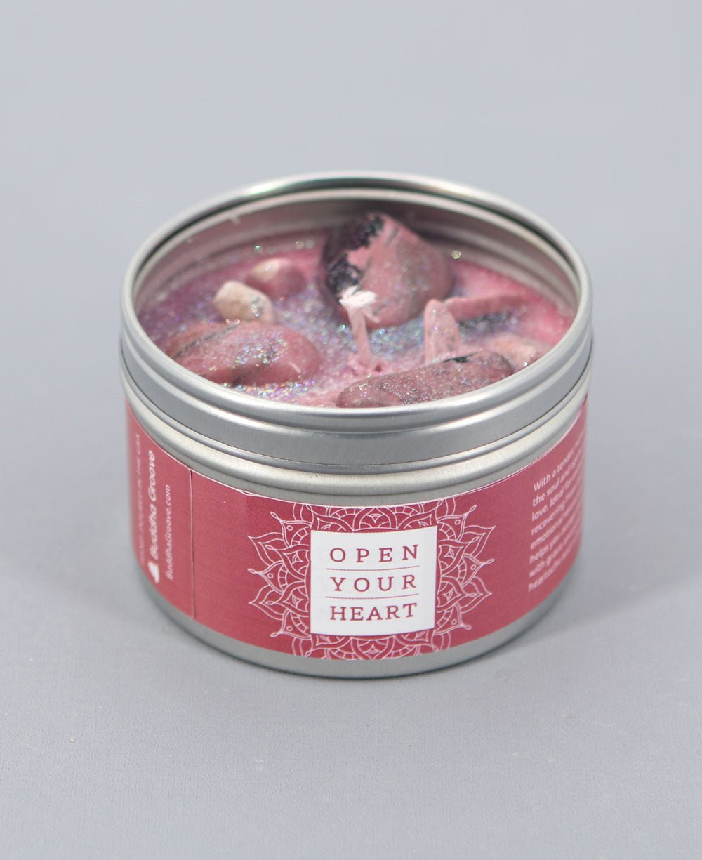Rhodonite Healing Crystal Gemstone Candles, USA、mySite、topwebapps