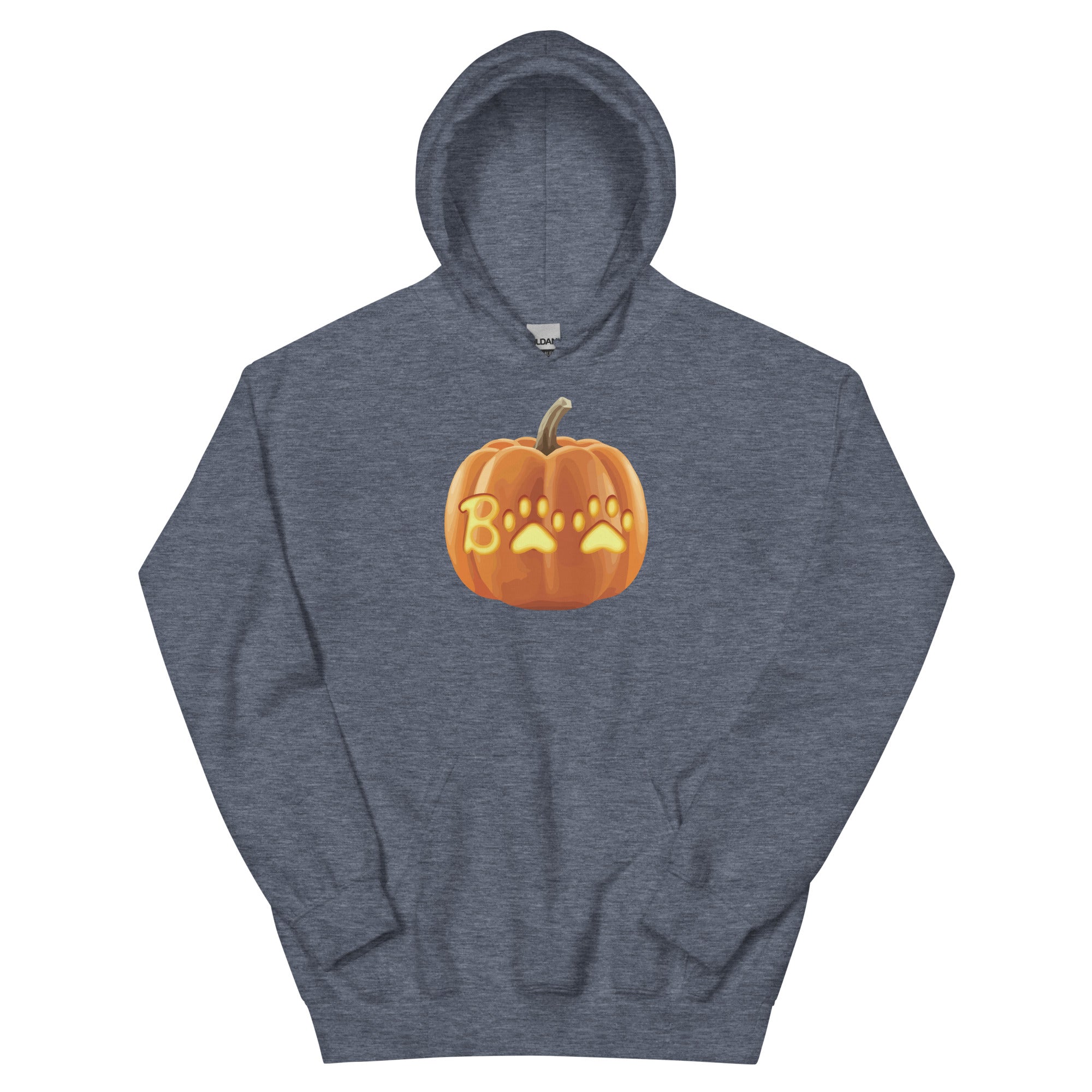 Paw Print Boo Pumpkin Hoodie、mySite、camillekostekn
