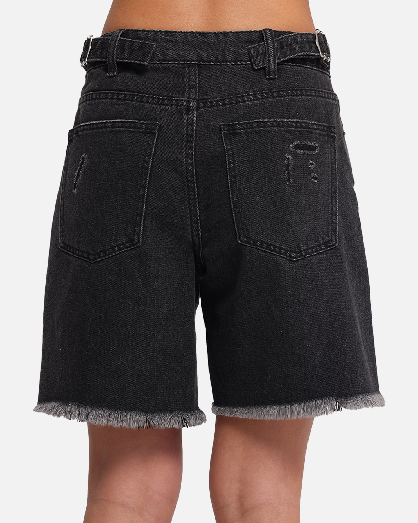 XXIII Women's Relaxed Denim Shorts Washed black、mySite、zt4zffjzw