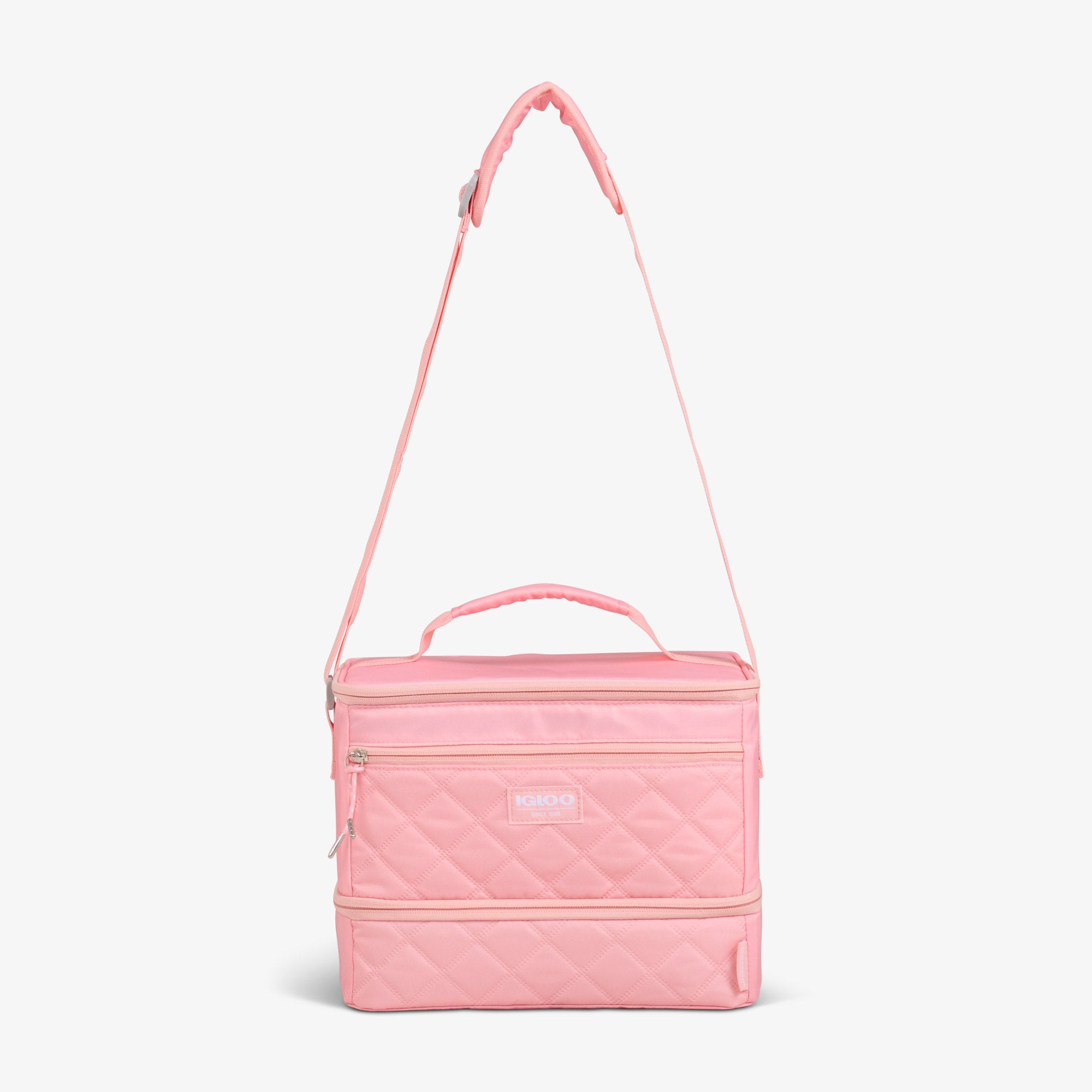 MaxCold DUO Dual Compartment Square Lunch Cooler、mySite、noshort