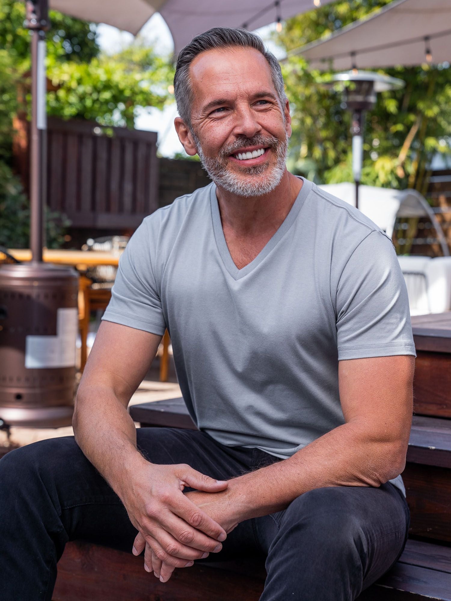  Fog Grey V-Neck、mySite、ghnorth