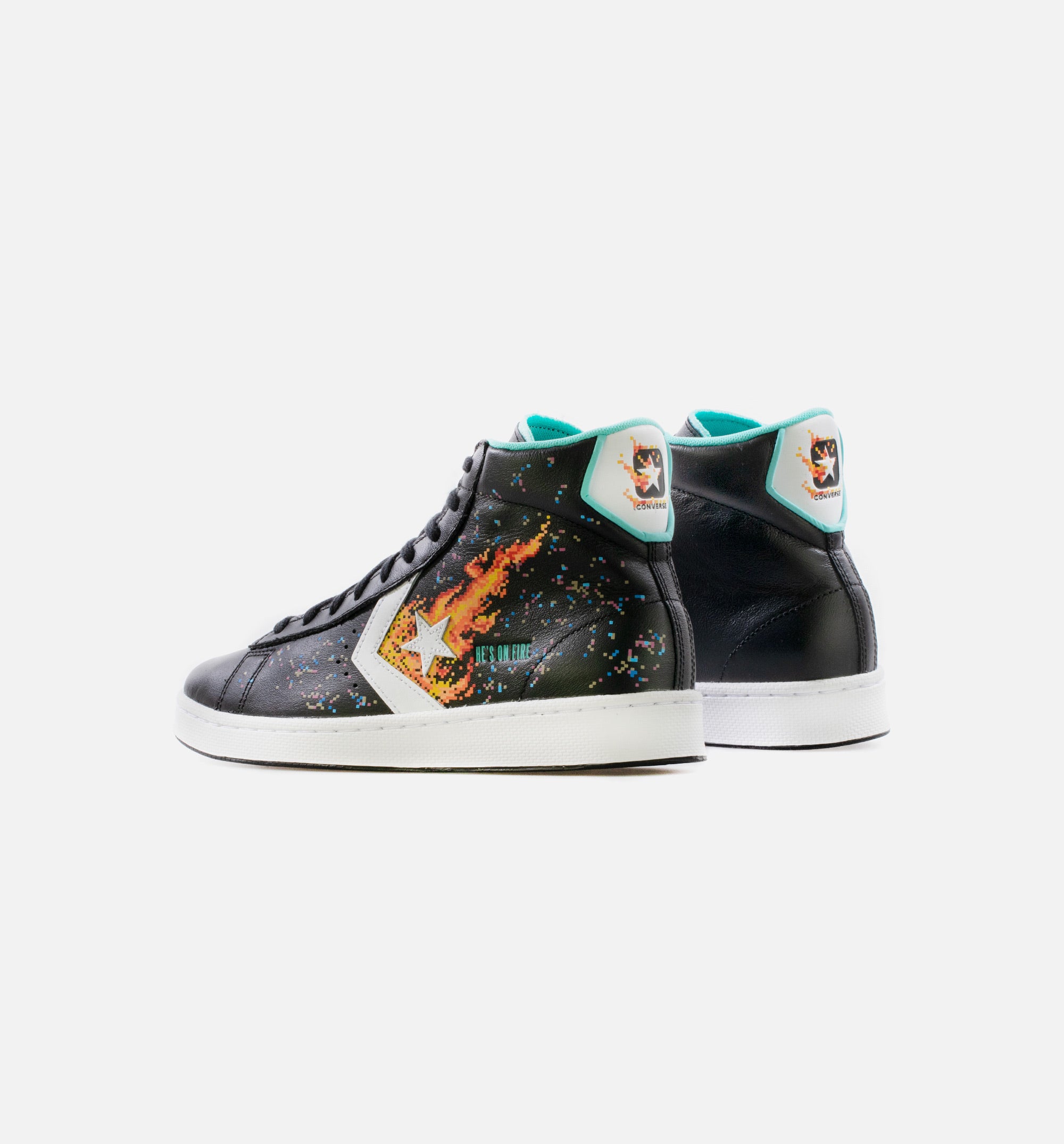 Pro Leather NBA Jam Mens Lifestyle Shoe - Black/ White/Orange、mySite、dreamappss