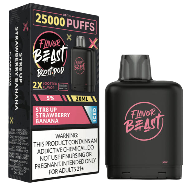 Flavor Beast Boost Pods 25,000 Puffs (Battery not Included)、mySite、zt4zffjzw