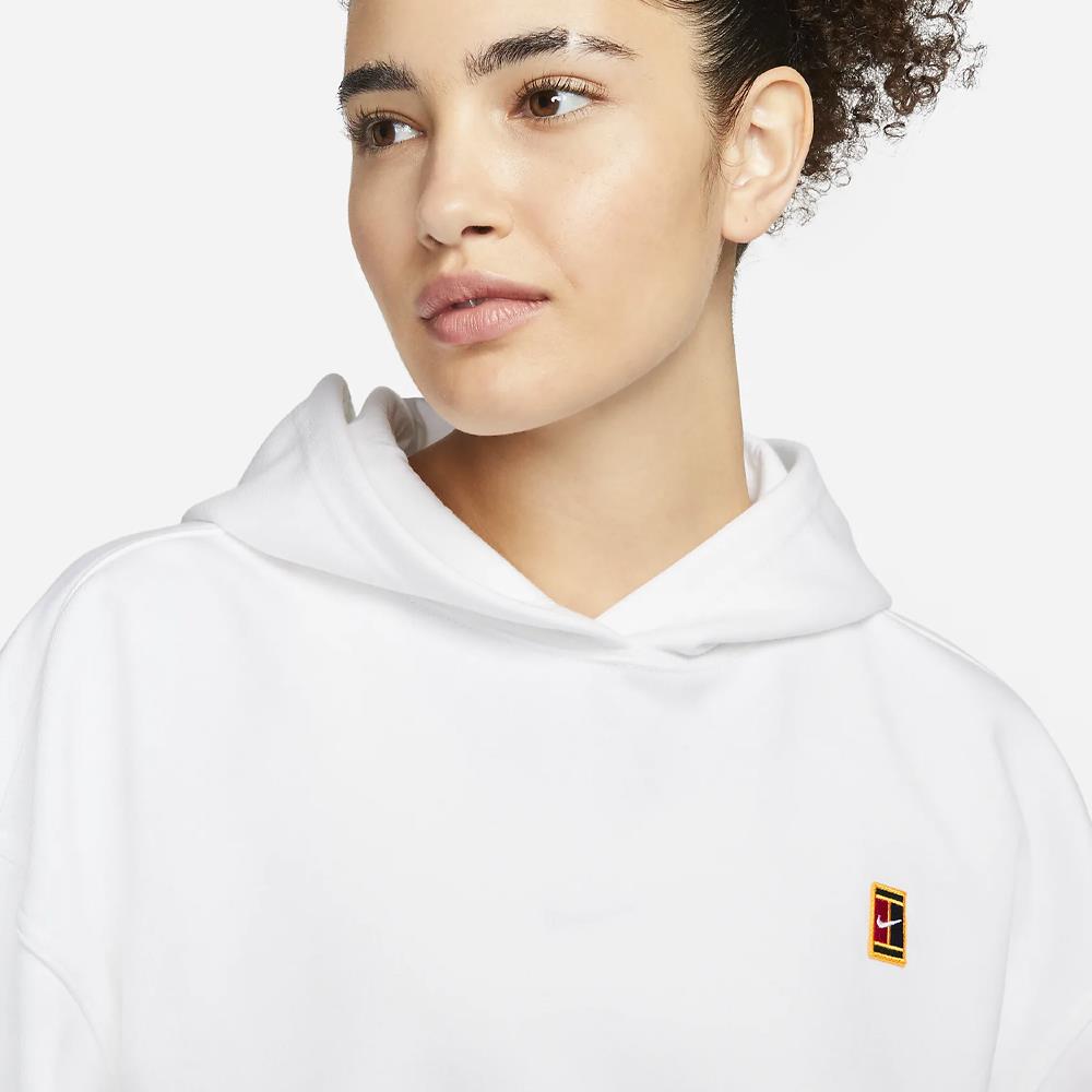 Nike Women's Heritage Fleece Hoodie - White、mySite、neckold