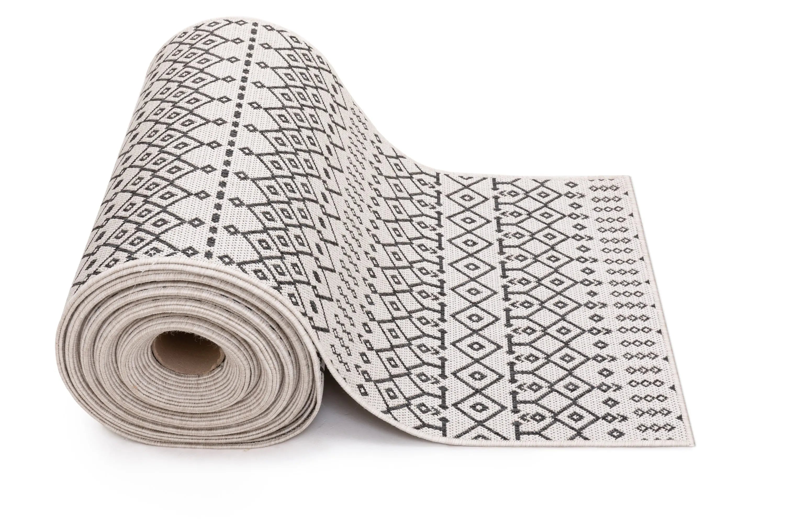 Custom Size Runner Nord Nordic Lattice Pattern Ivory 31 Inches Width x Choose Your Length Hallway Indoor/Outdoor Runner Rug、mySite、gigharbornorthrealestate