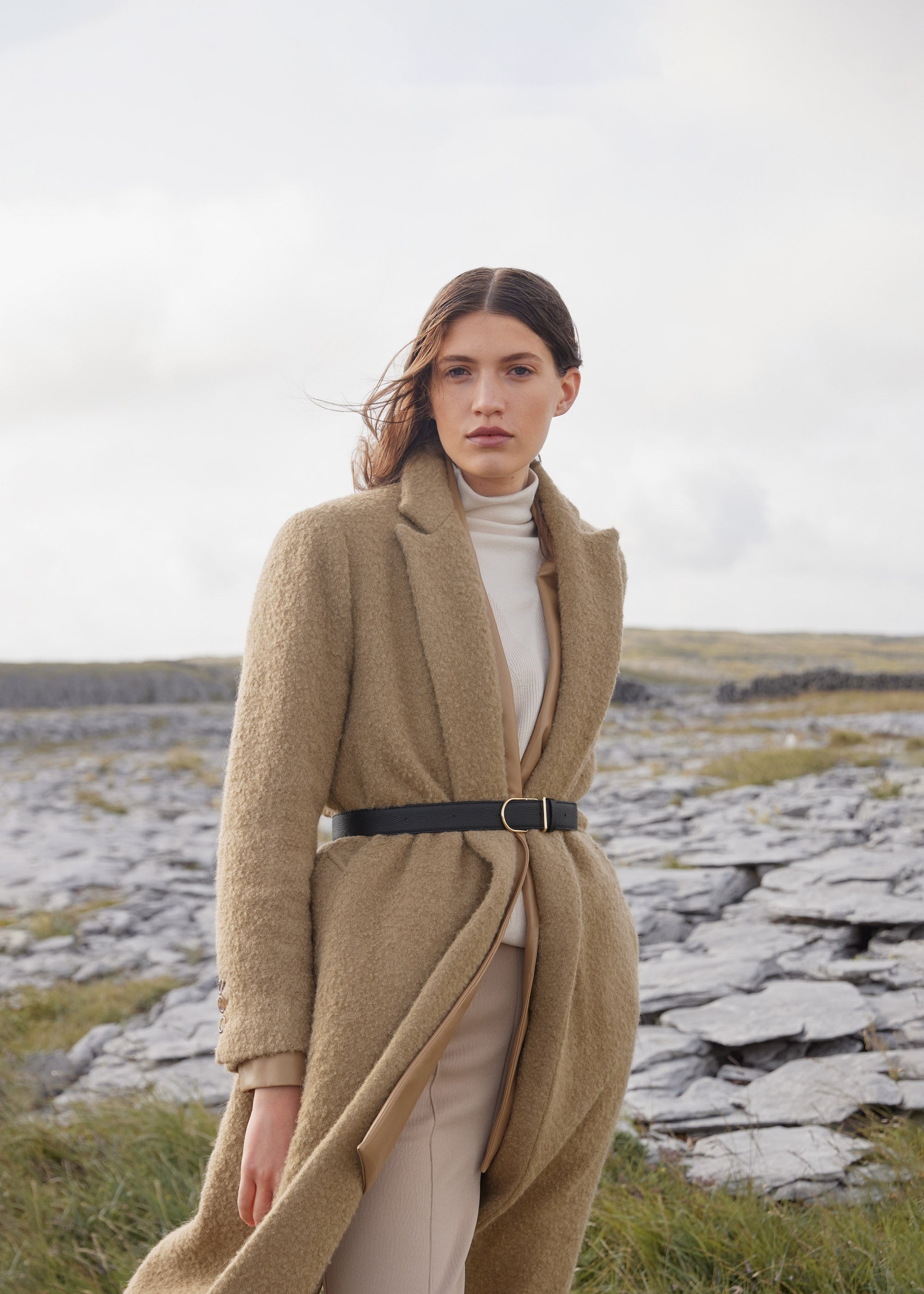 Ceinture Large Umi - Noir Grain茅、mySite、camillekostekn