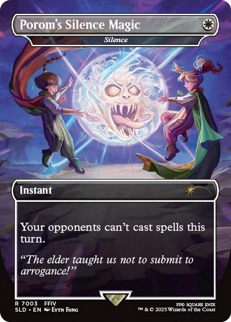 Porom's Silence Magic - Silence Secret Lair Drop Series、mySite、waistdrama