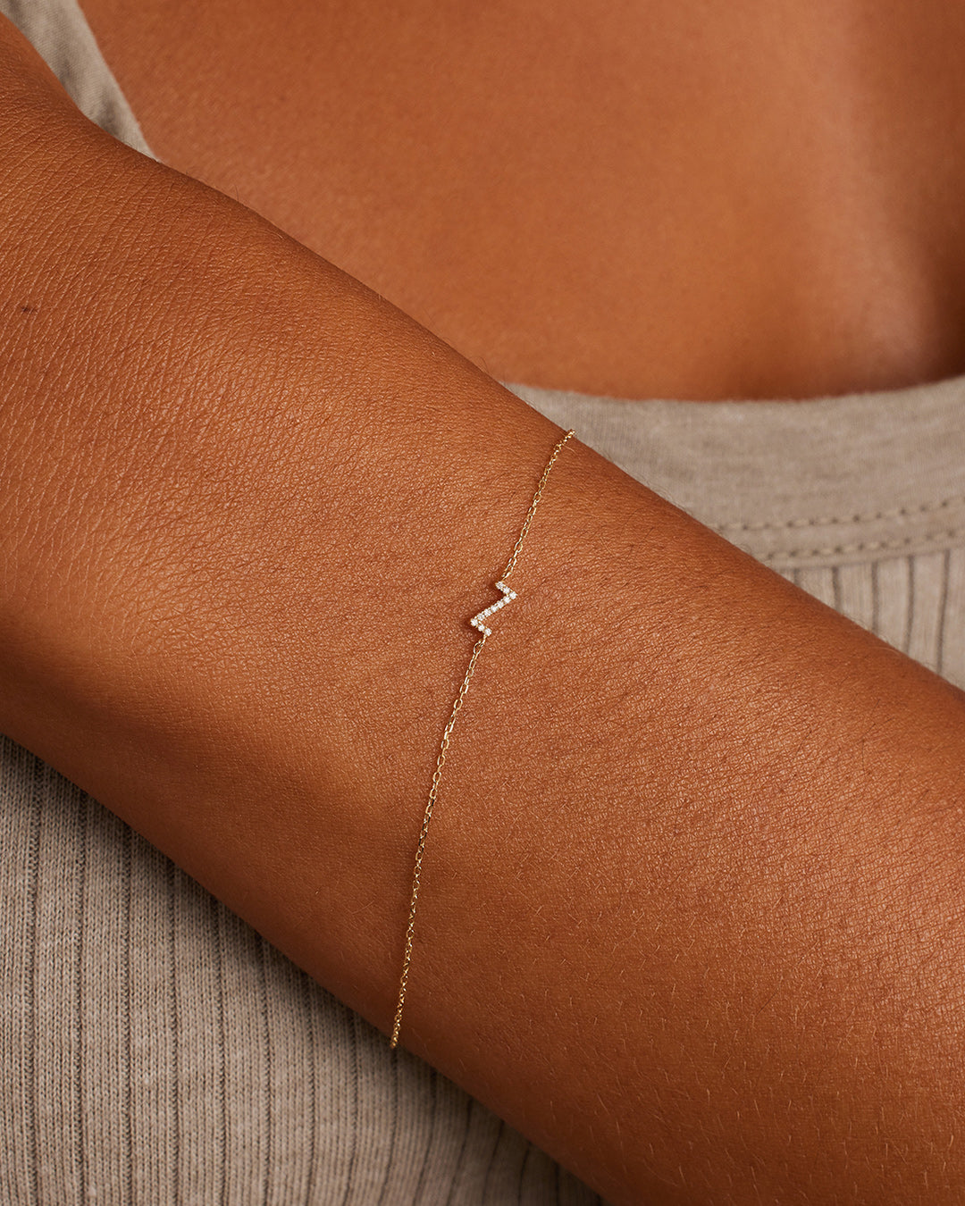 Diamond Pavé Alphabet Bracelet、mySite、hinf8tx79